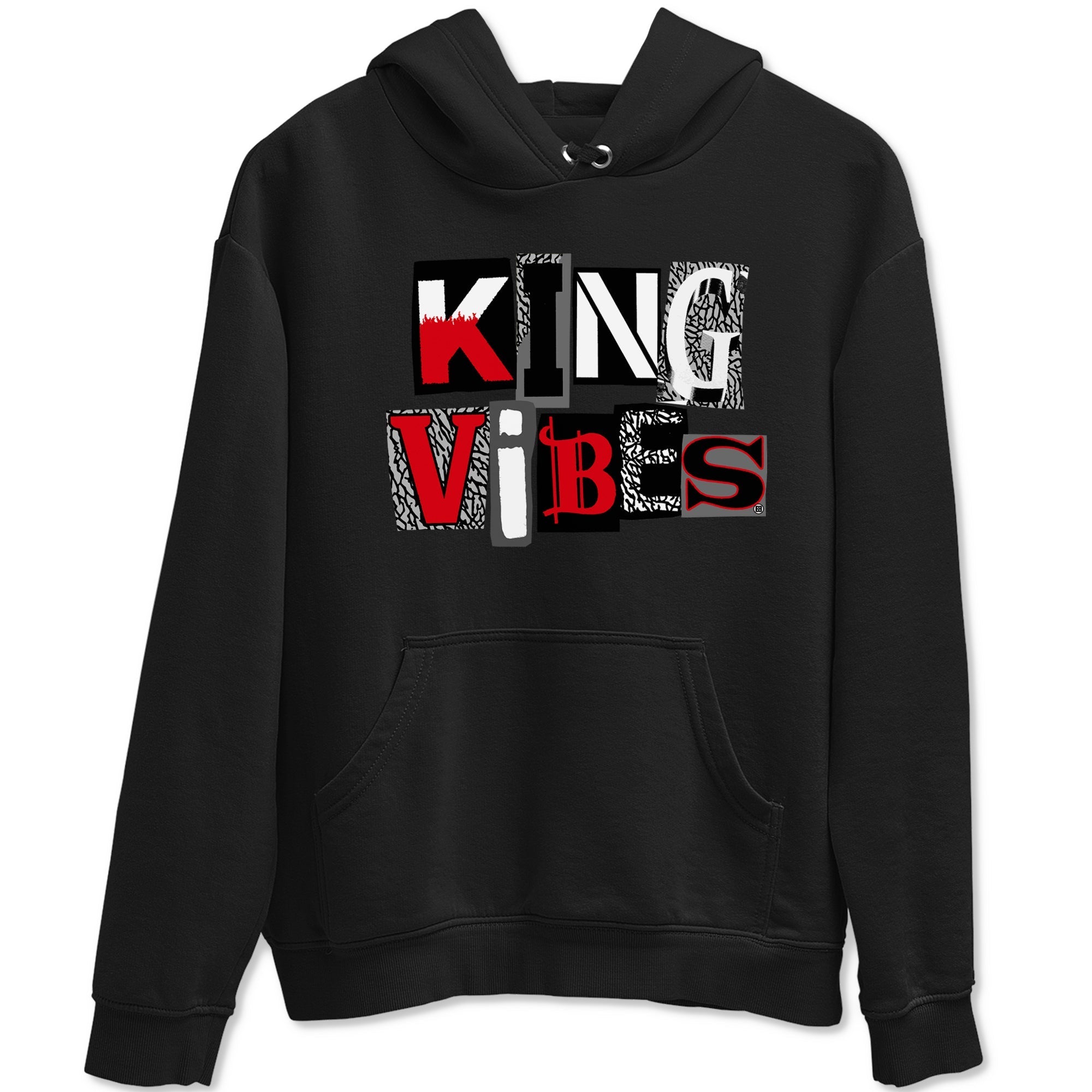 King Vibes snkmatch Tees - Air Jordan 3 Black Cement