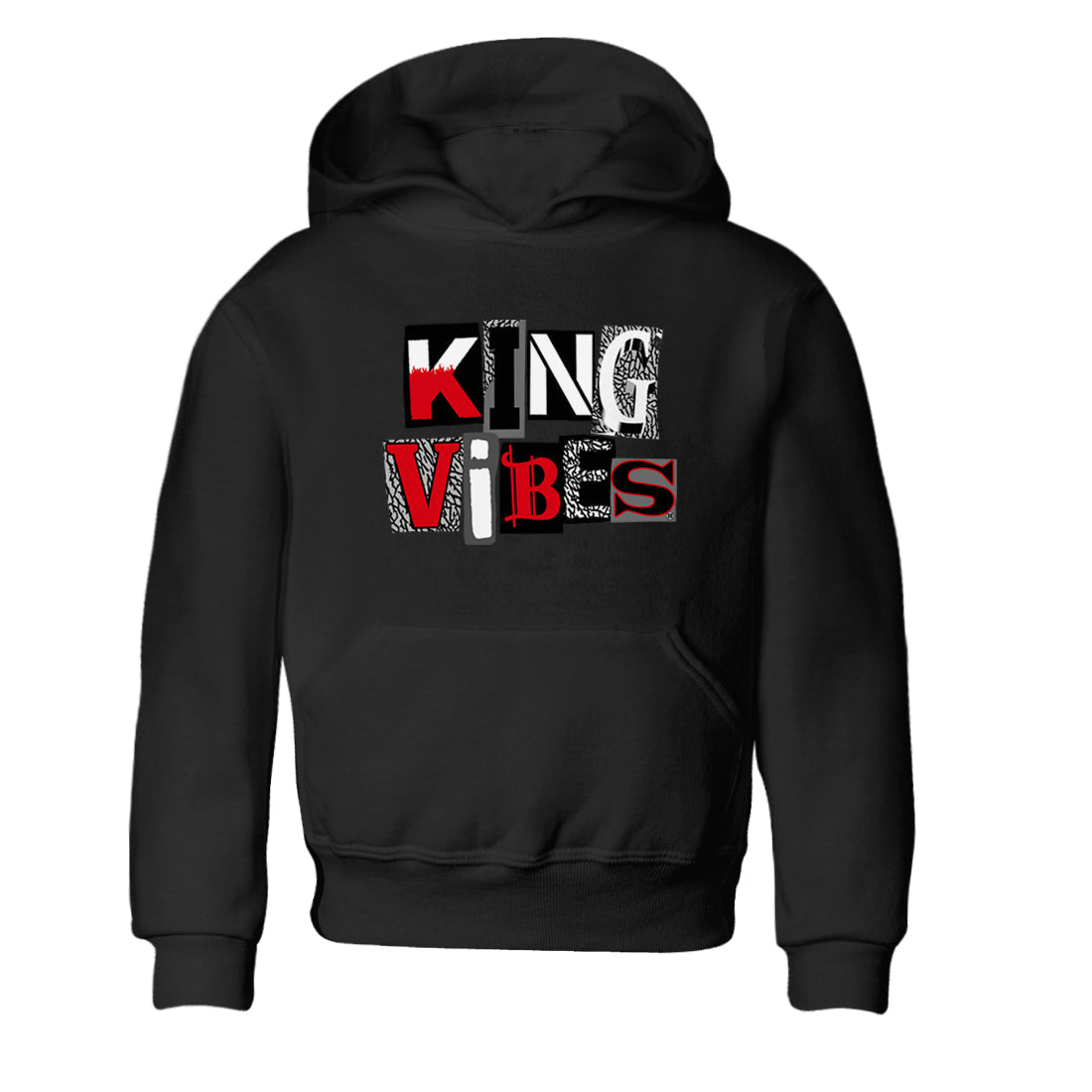King Vibes snkmatch Tees Kids - Air Jordan 3 Black Cement