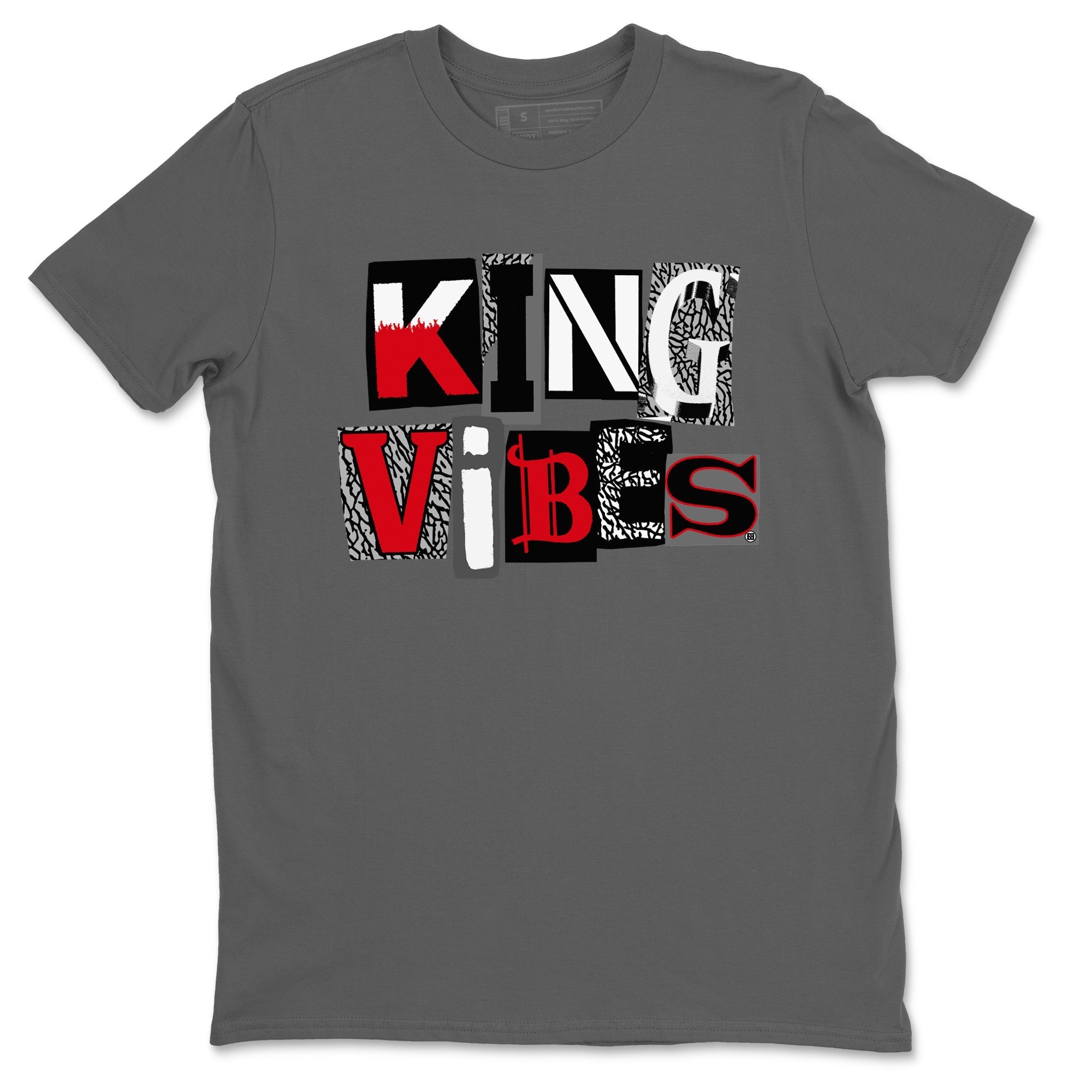 King Vibes snkmatch Tees - Air Jordan 3 Black Cement