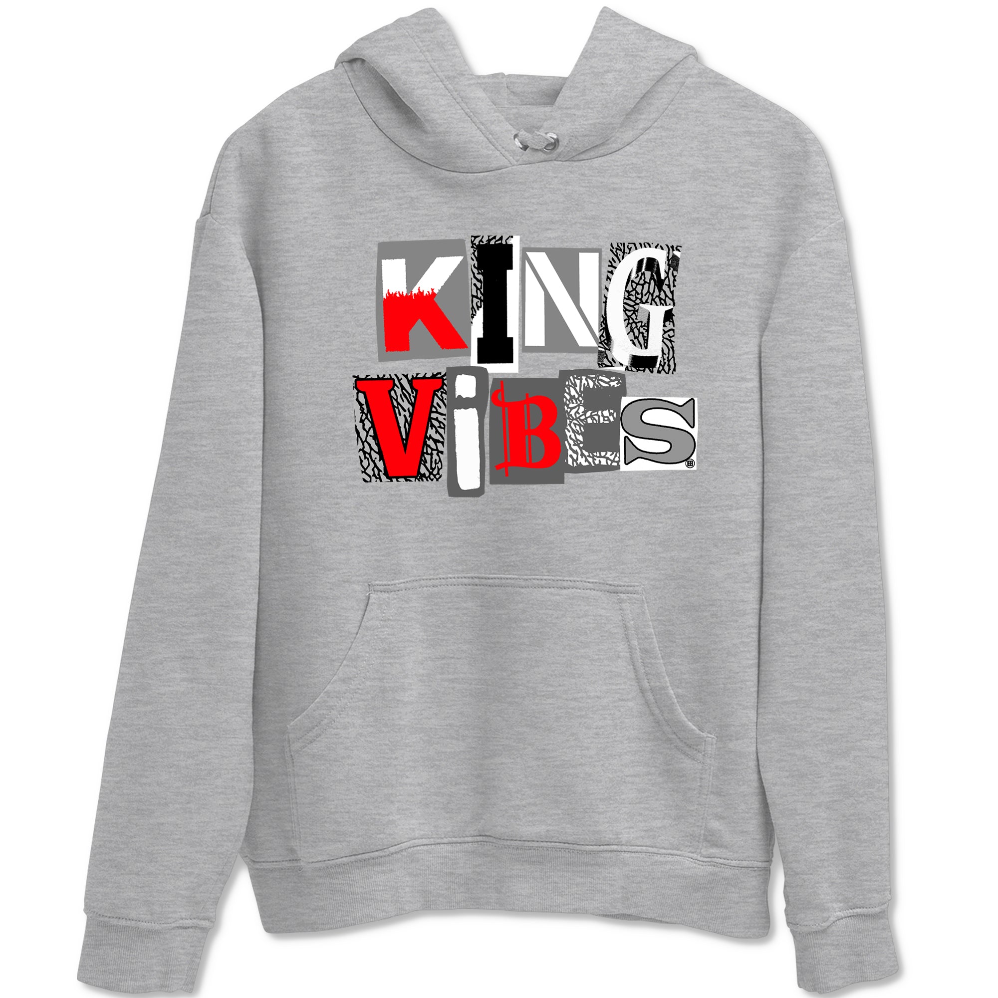 King Vibes snkmatch Tees - Air Jordan 3 Cement Grey