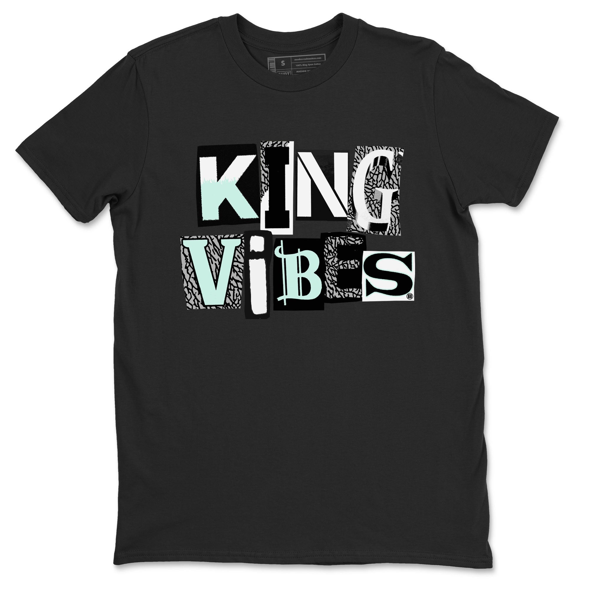 King Vibes snkmatch Tees - Air Jordan 3 Green Glow
