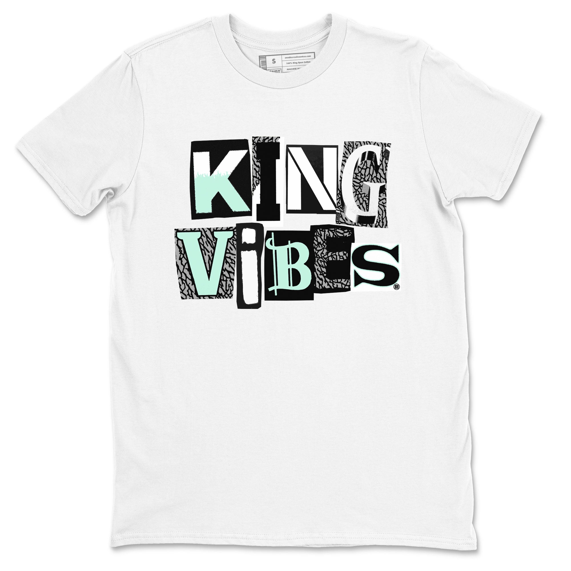 King Vibes snkmatch Tees - Air Jordan 3 Green Glow