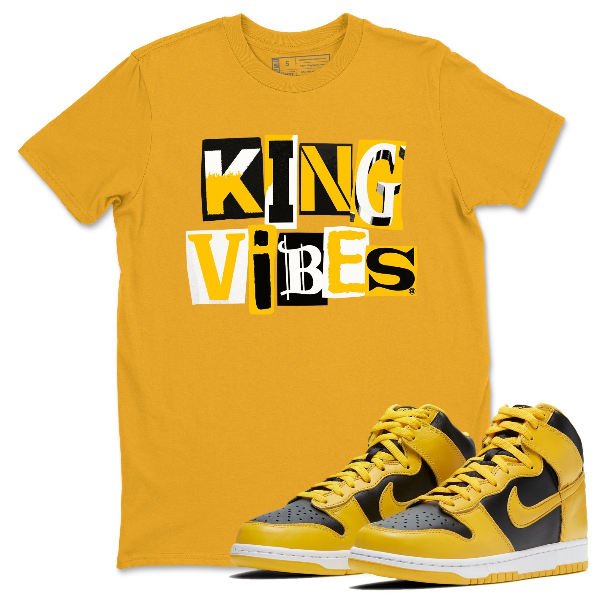 King Vibes snkmatch Tees - Dunk High Pollen