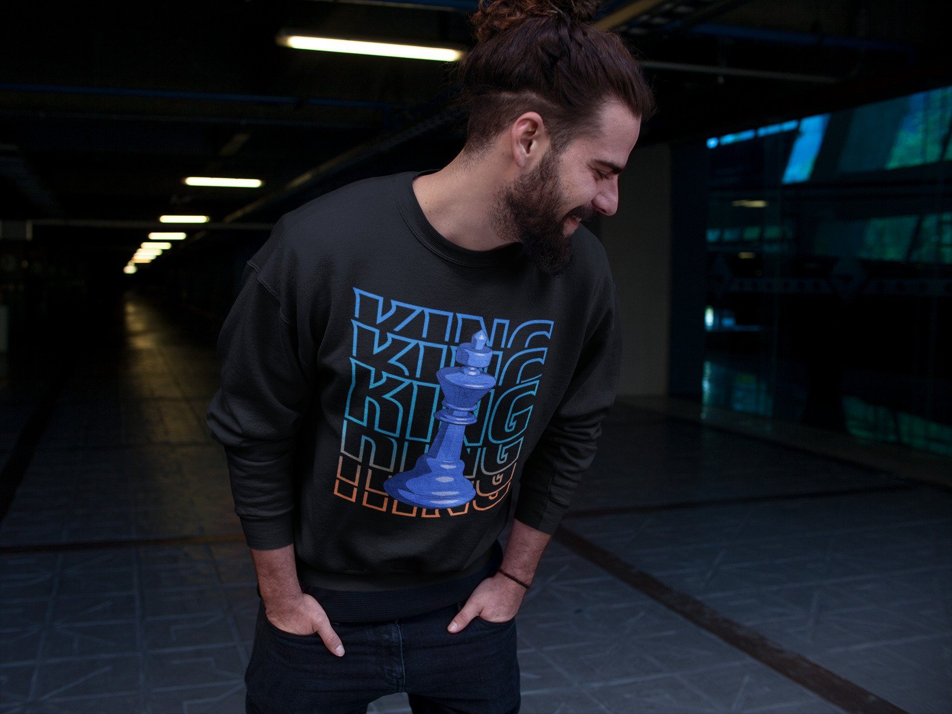 King Unisex Tops - Yeezy 700 Bright Blue