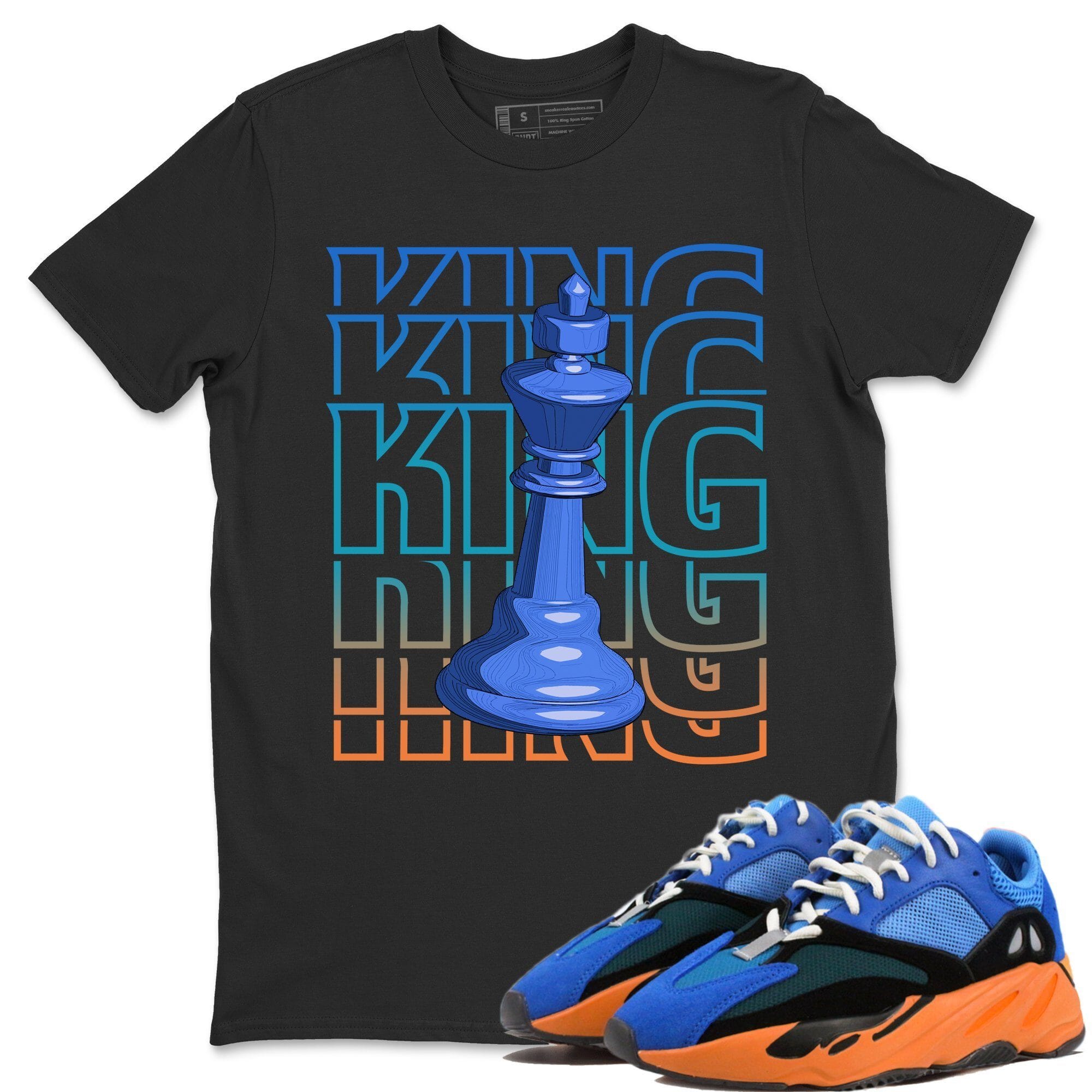 King Unisex Tops - Yeezy 700 Bright Blue
