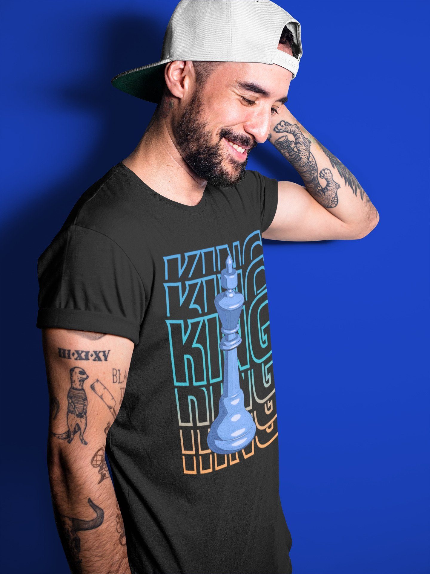 King Unisex Tops - Yeezy 700 Bright Blue