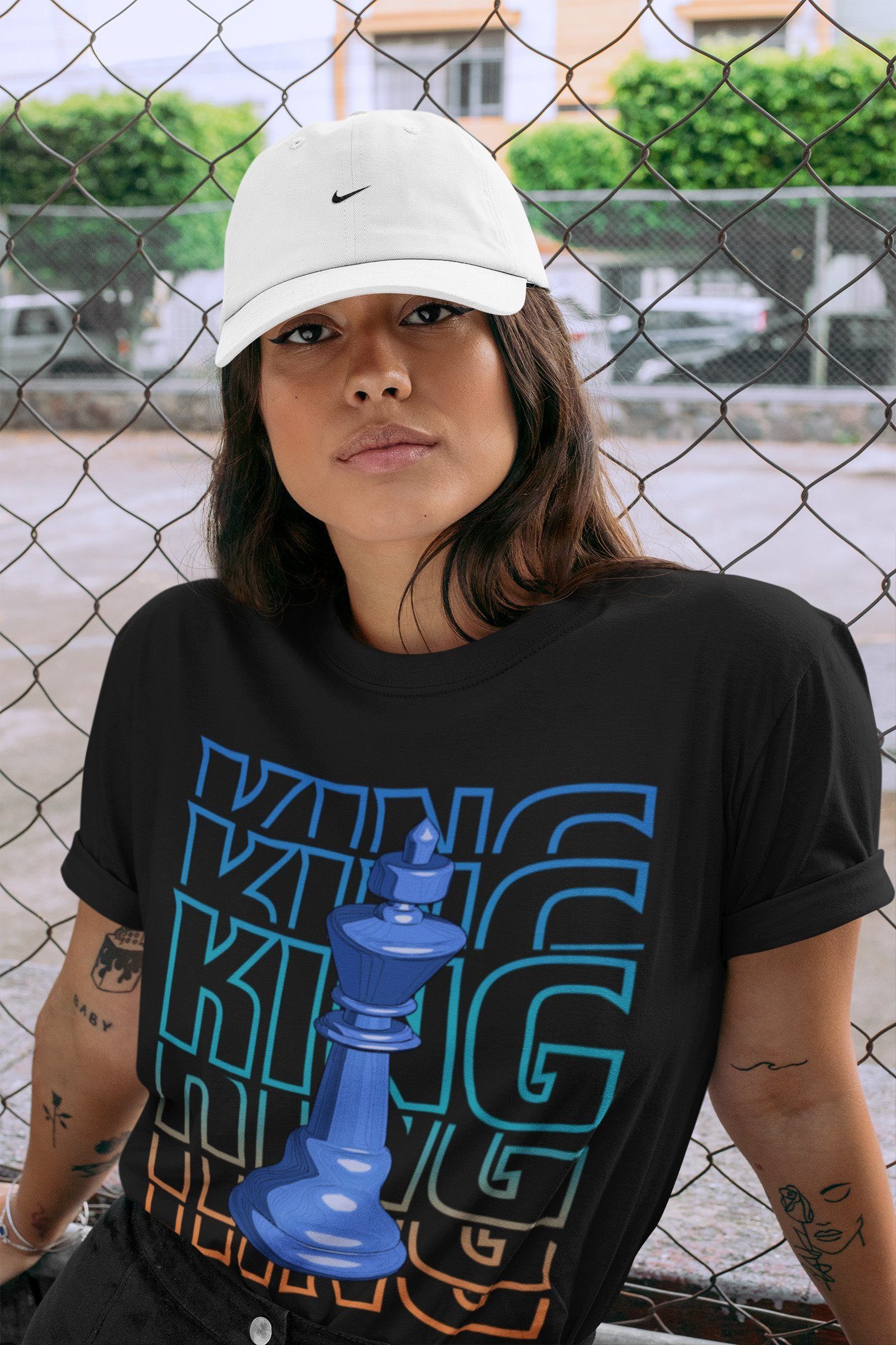 King Unisex Tops - Yeezy 700 Bright Blue
