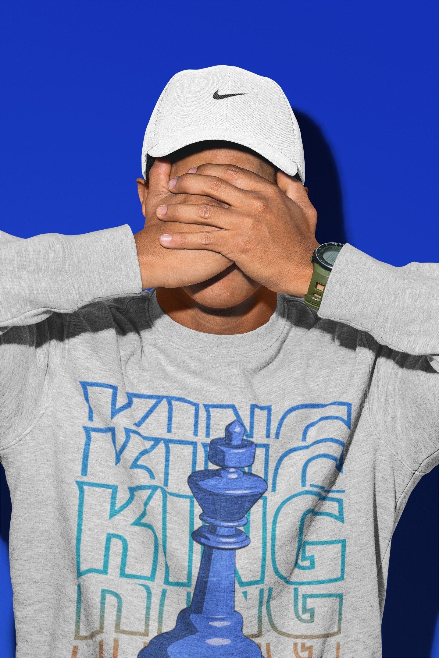 King Unisex Tops - Yeezy 700 Bright Blue