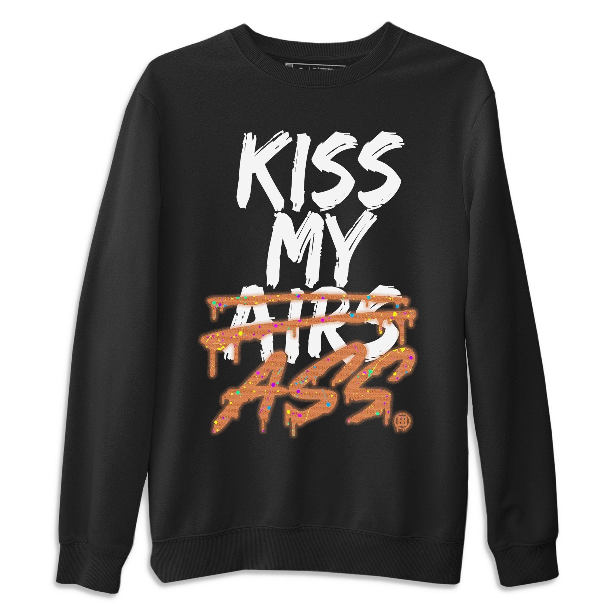 Kiss My Ass Unisex Tops - Air Jordan 1 Brushstroke