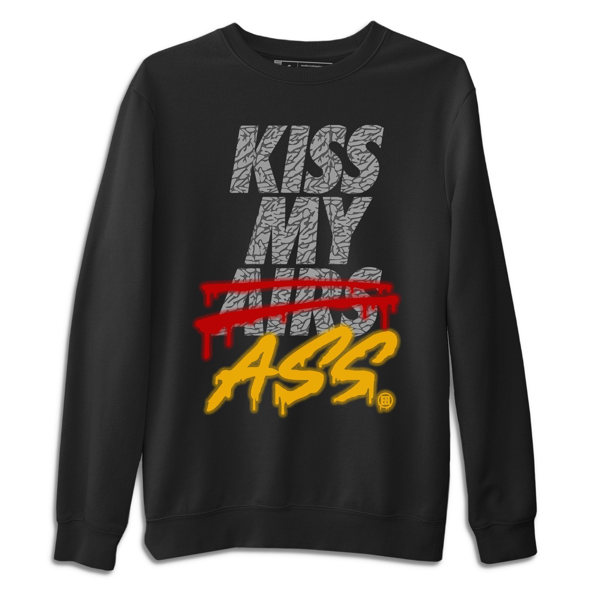 Kiss My Ass Unisex Tops - Air Jordan 3 Cool Grey