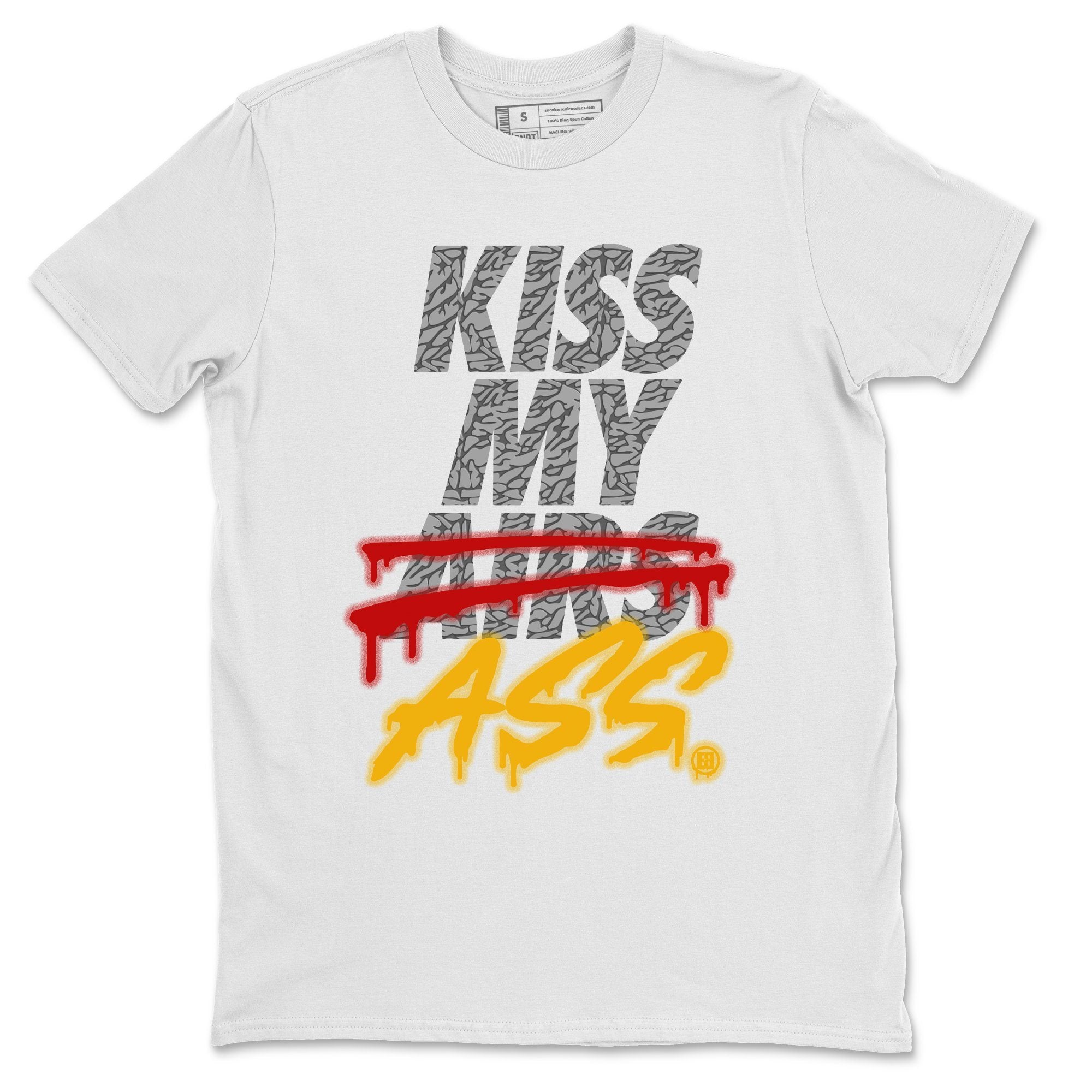 Kiss My Ass Unisex Tops - Air Jordan 3 Cool Grey