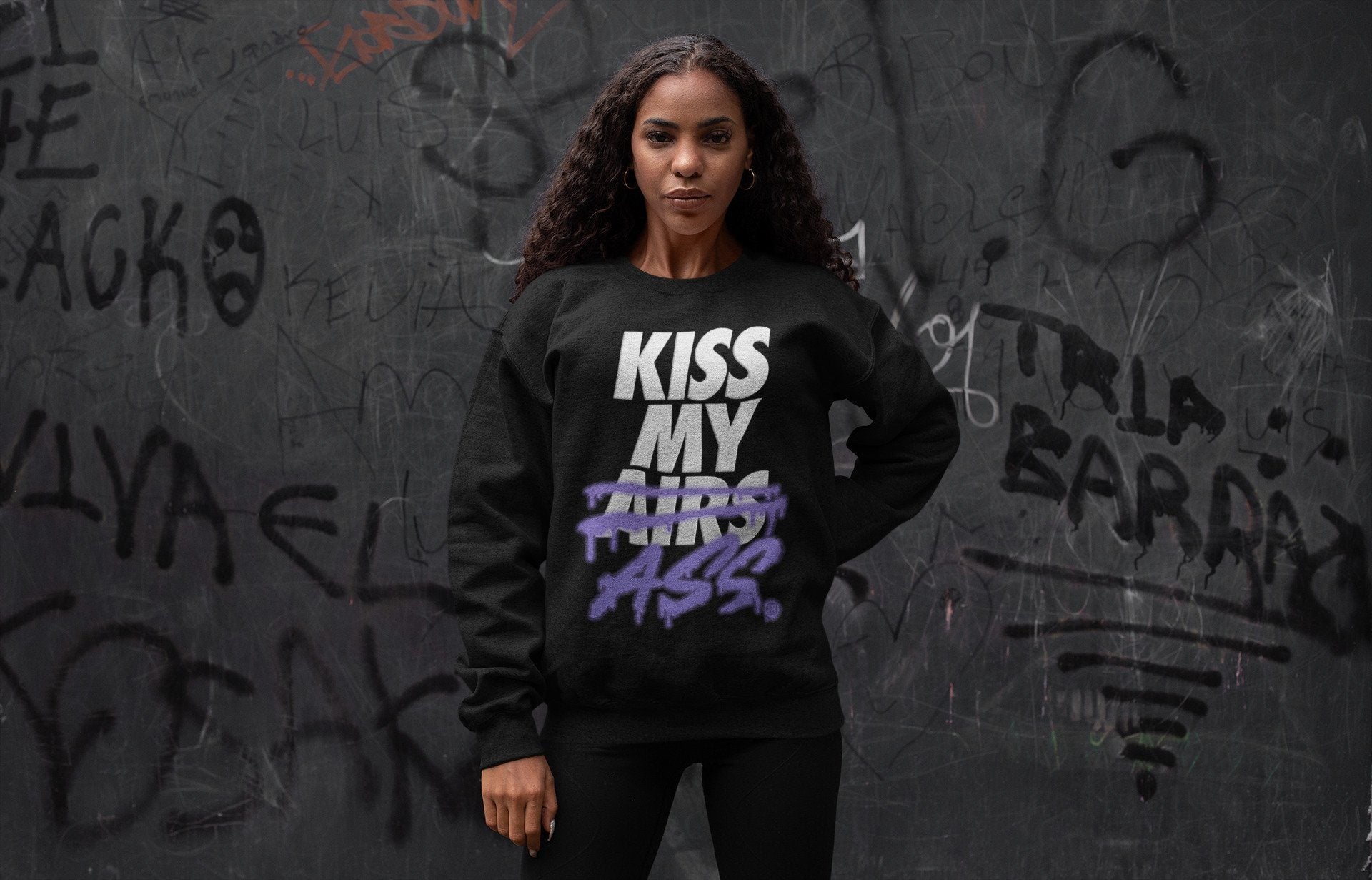 Kiss My Ass Unisex Tops - Air Jordan 7 Flint