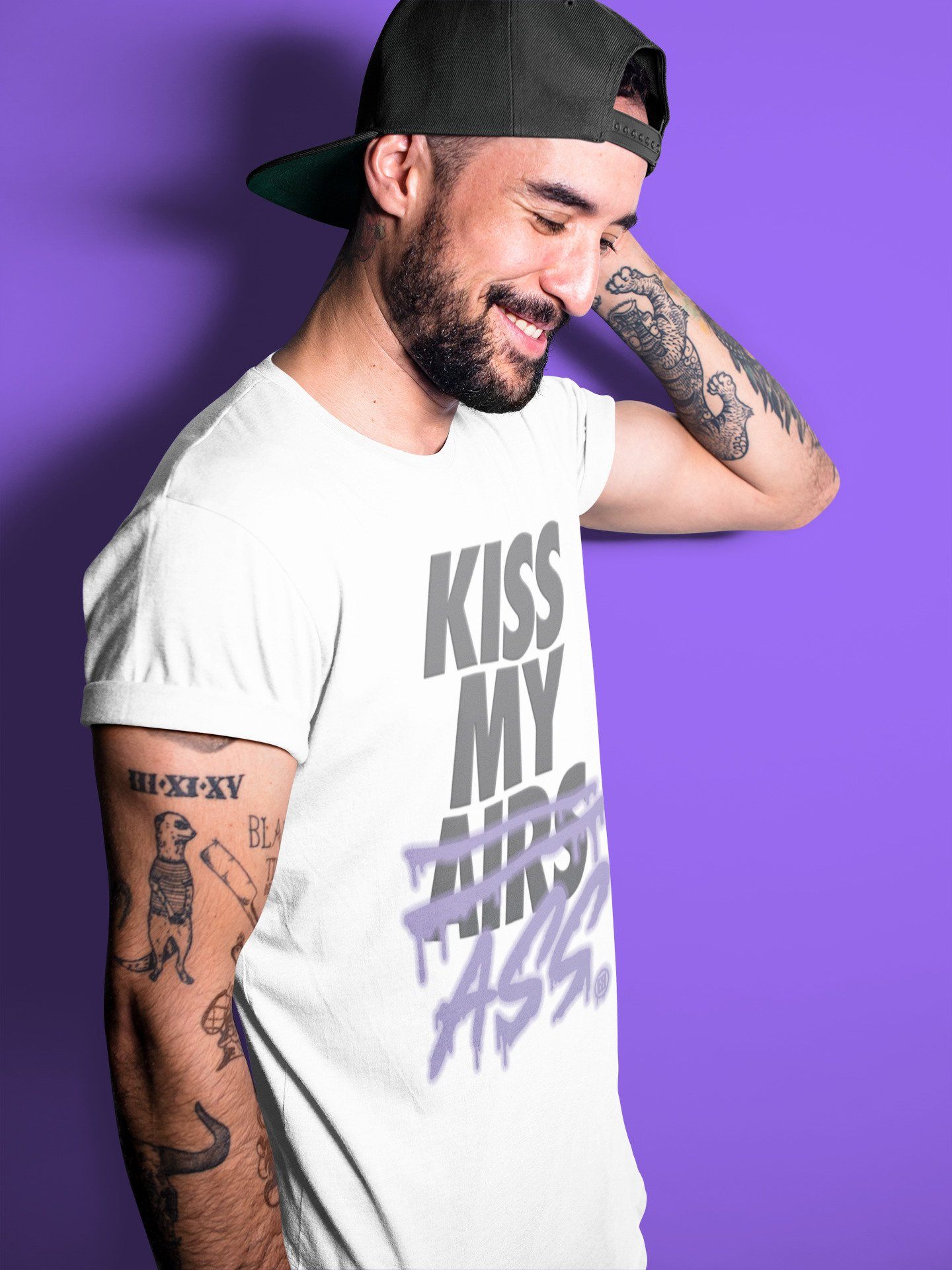 Kiss My Ass Unisex Tops - Air Jordan 7 Flint