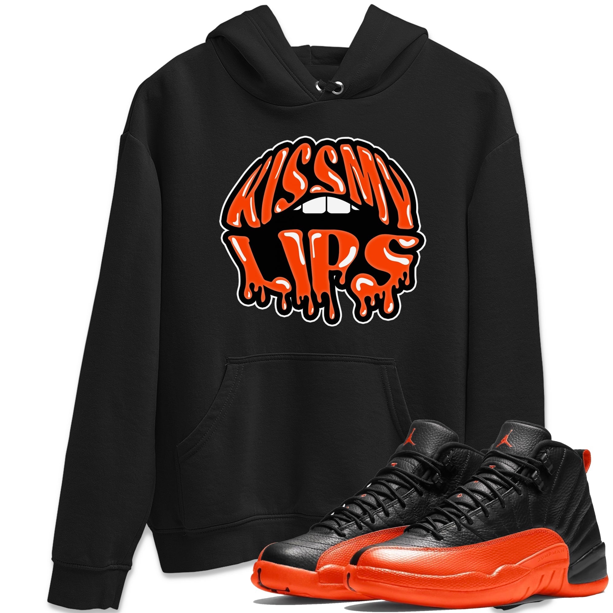 Kiss My Lips Unisex Tops - Air Jordan 12 Brilliant Orange