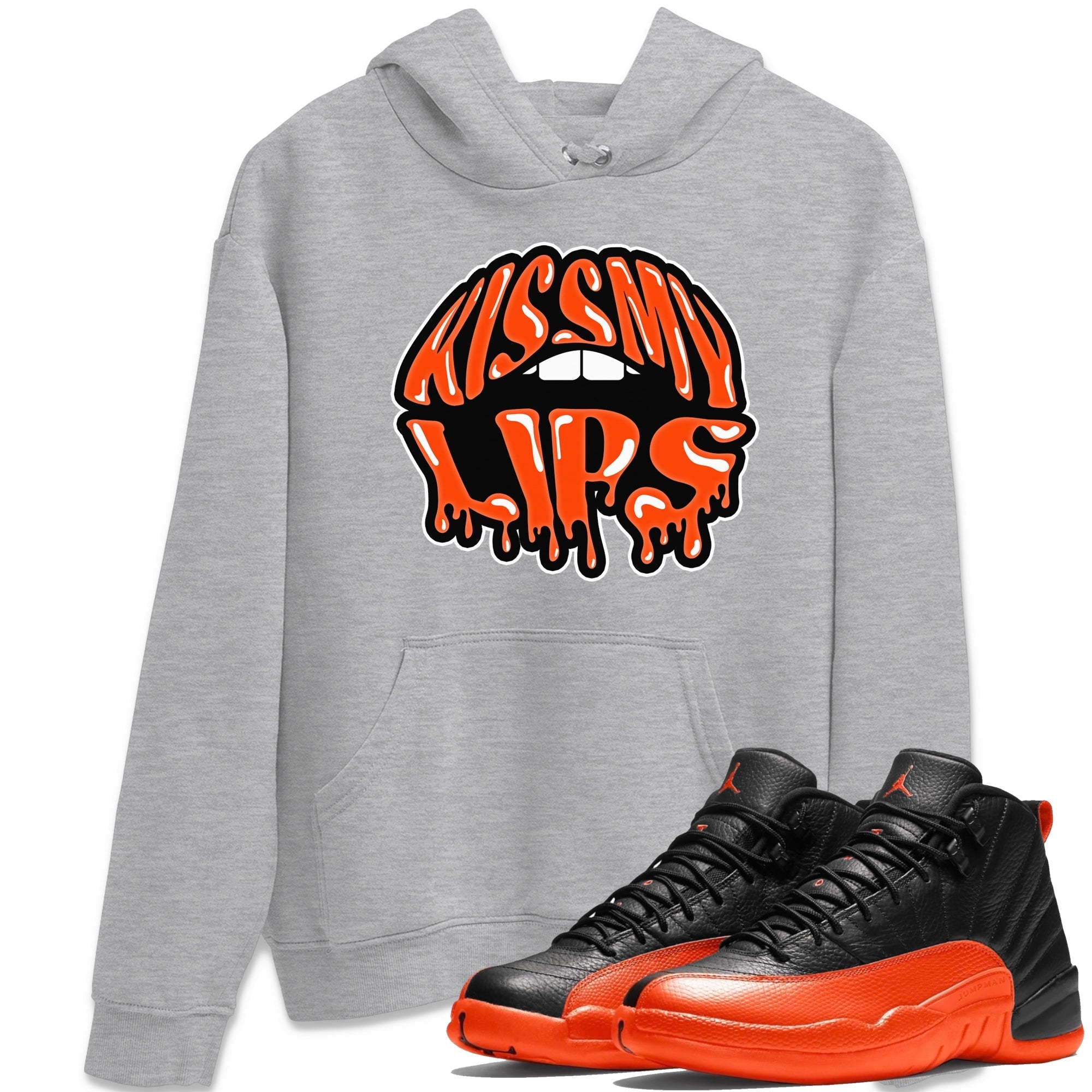 Kiss My Lips Unisex Tops - Air Jordan 12 Brilliant Orange