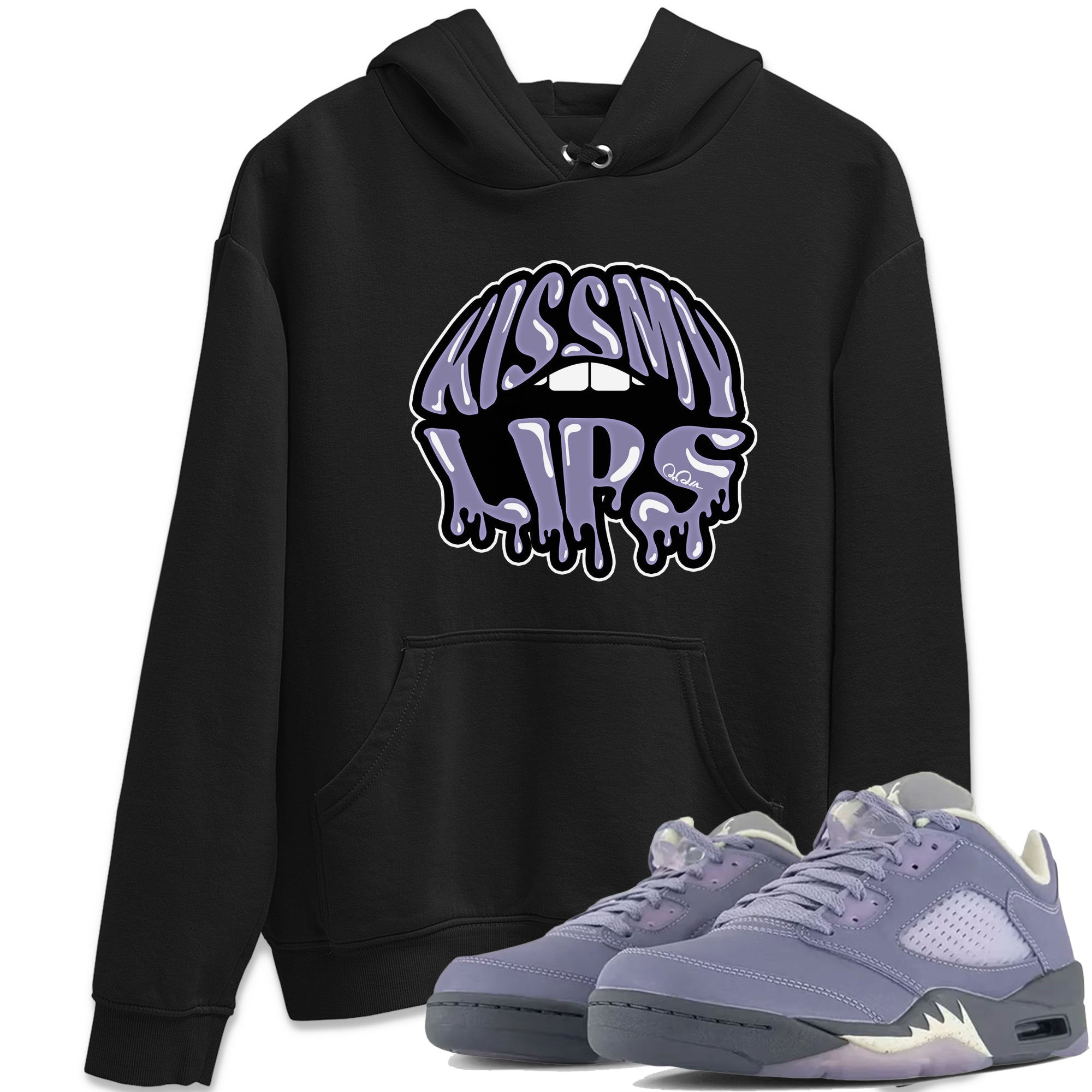 Kiss My Lips Unisex Tops - Air Jordan 5 Indigo Haze