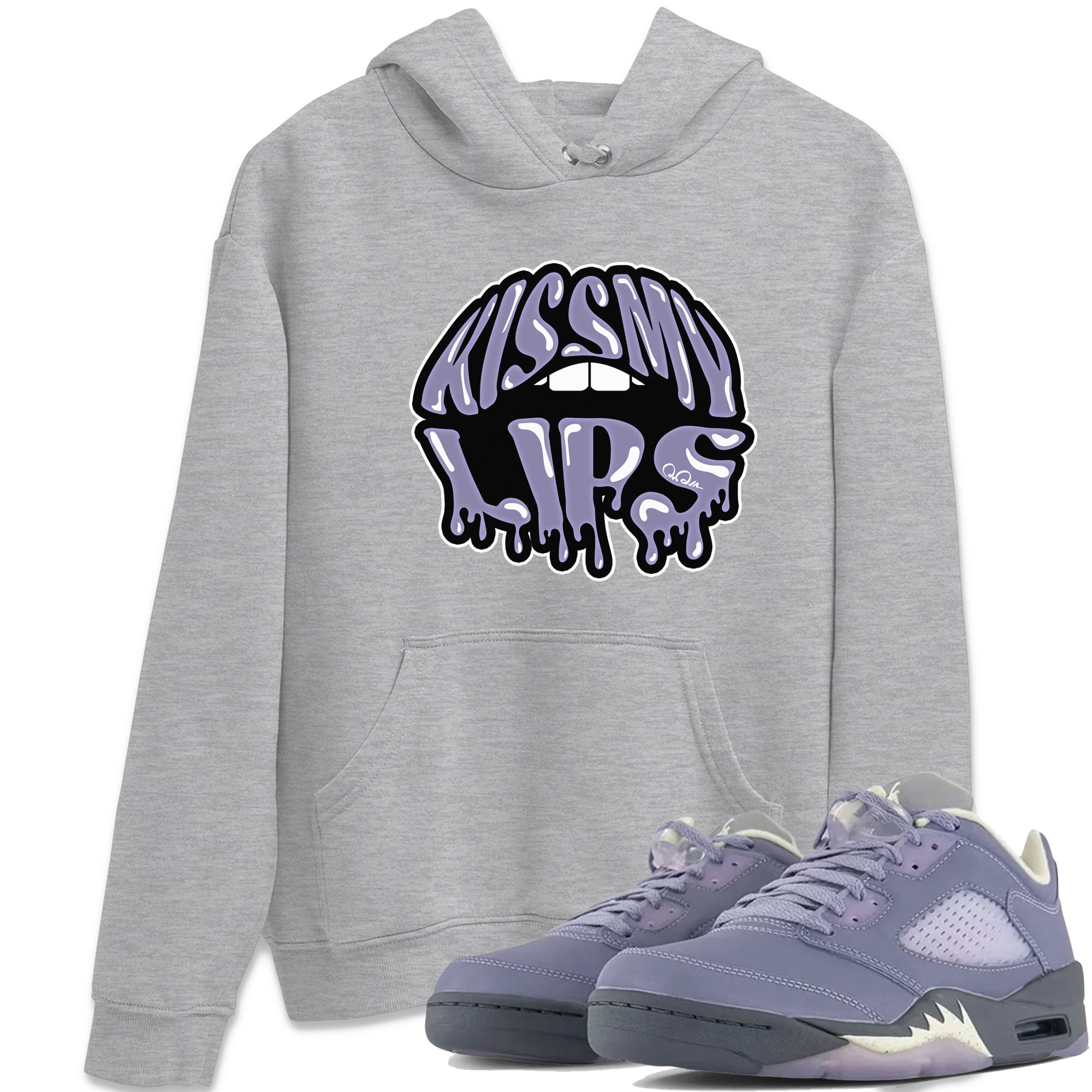 Kiss My Lips Unisex Tops - Air Jordan 5 Indigo Haze