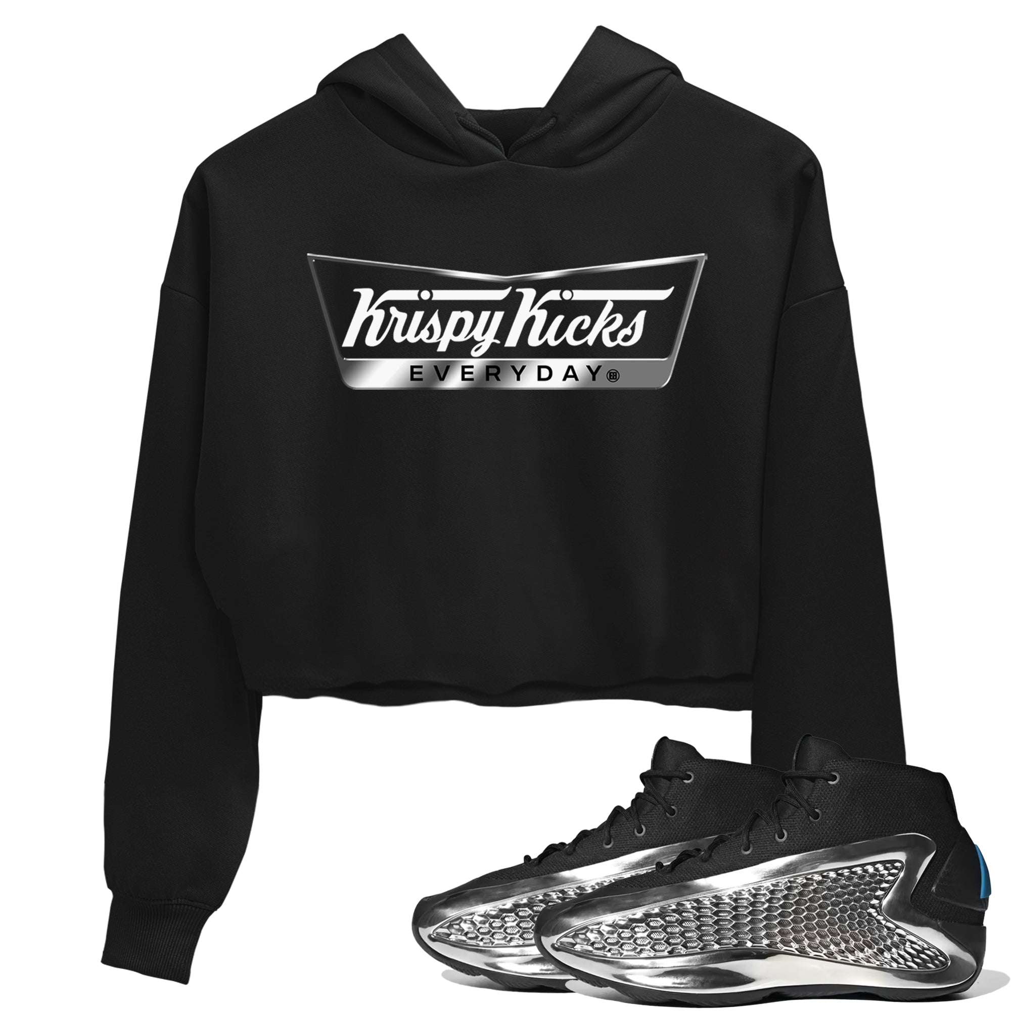 Krispy Kicks snkmatch Women's Top - AE 1 Silver Metallic