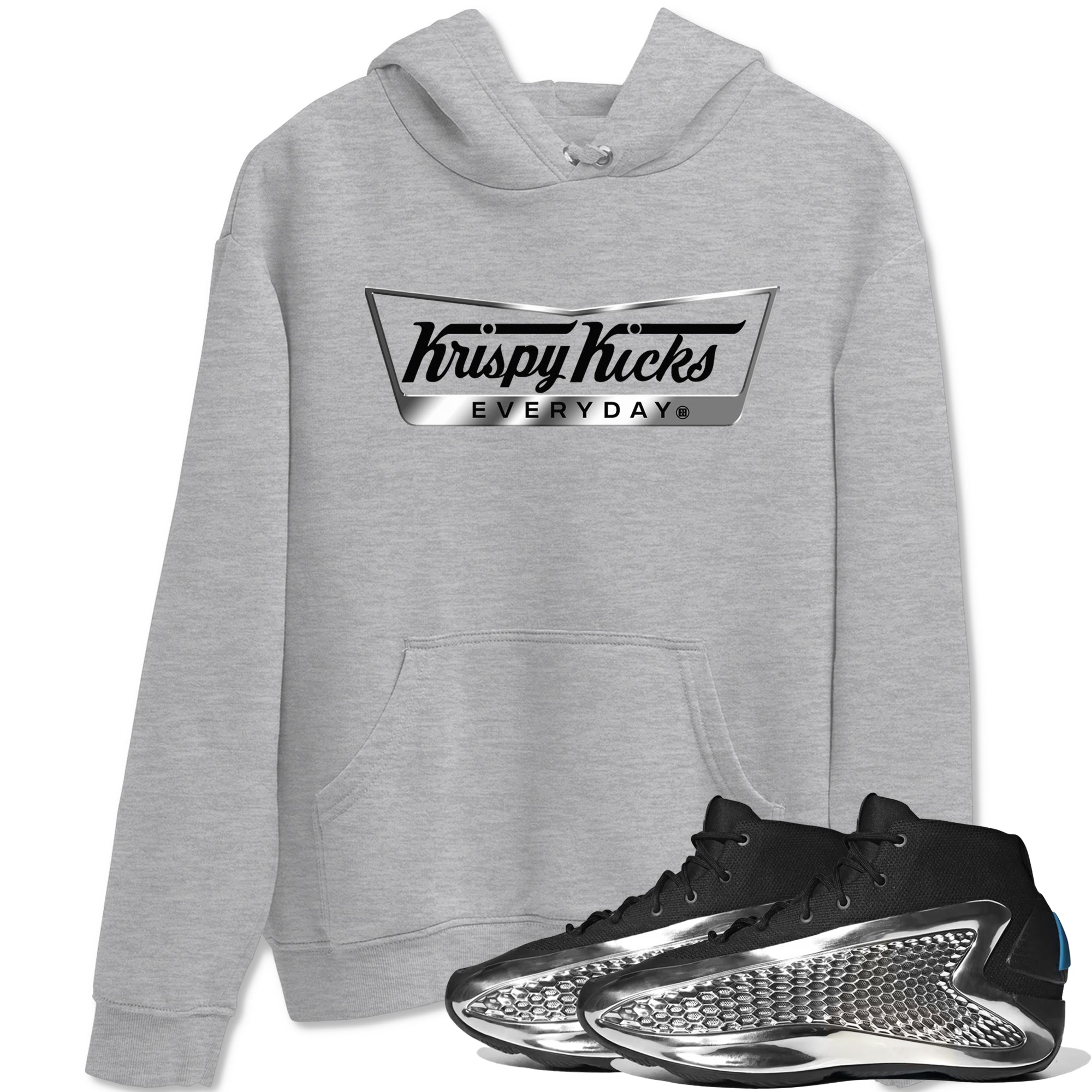 Krispy Kicks snkmatch Tees - AE 1 Silver Metallic