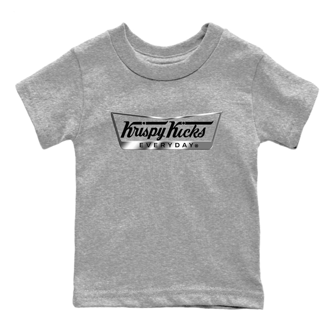 Krispy Kicks snkmatch Tees Kids - AE 1 Silver Metallic