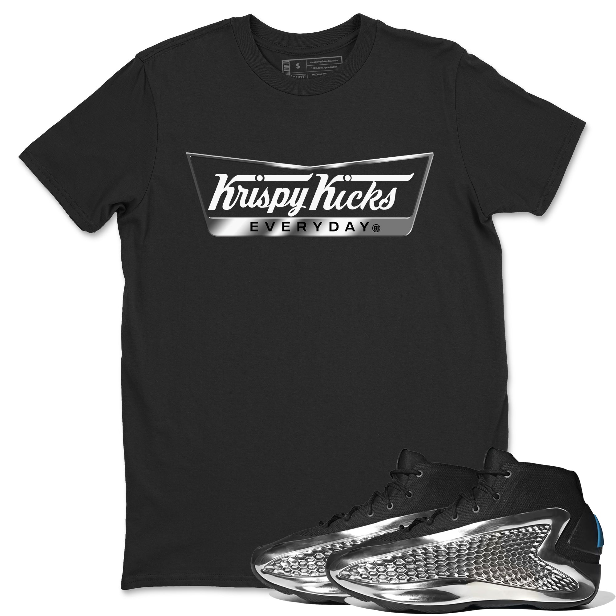 Krispy Kicks snkmatch Tees - AE 1 Silver Metallic