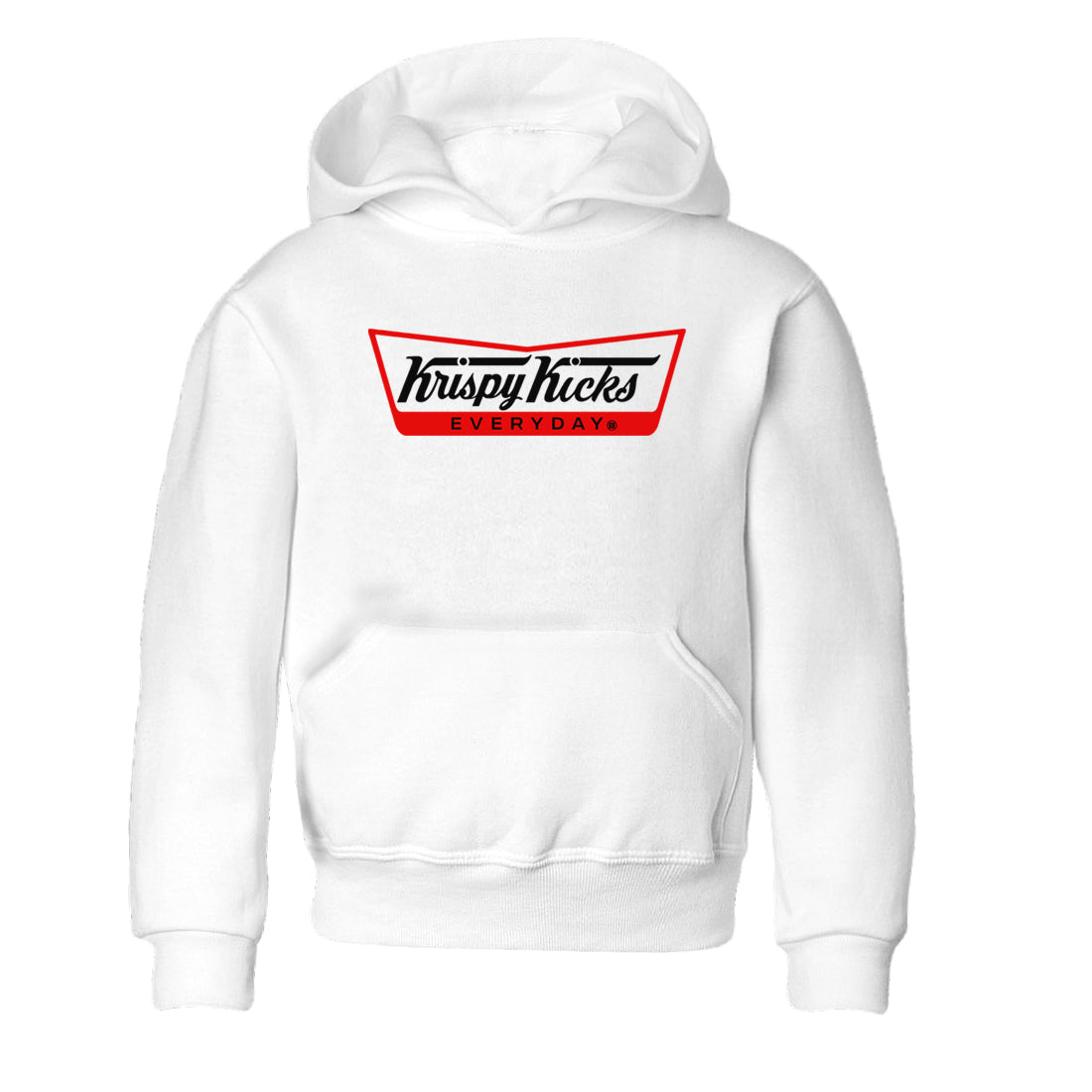 Krispy Kicks snkmatch Tees Kids - Air Jordan 1 Black Toe Reimagined