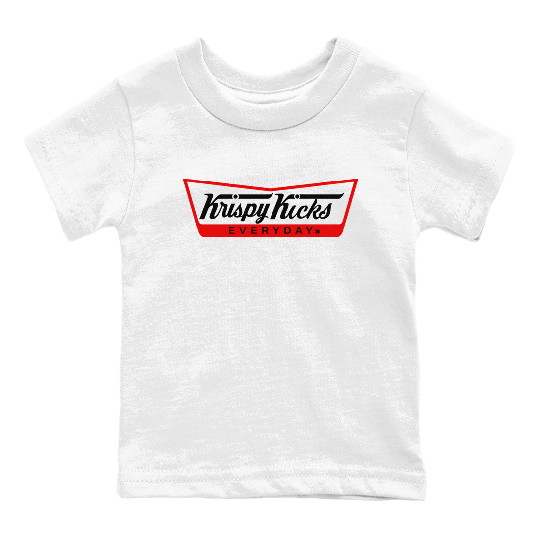Krispy Kicks snkmatch Tees Kids - Air Jordan 1 Black Toe Reimagined