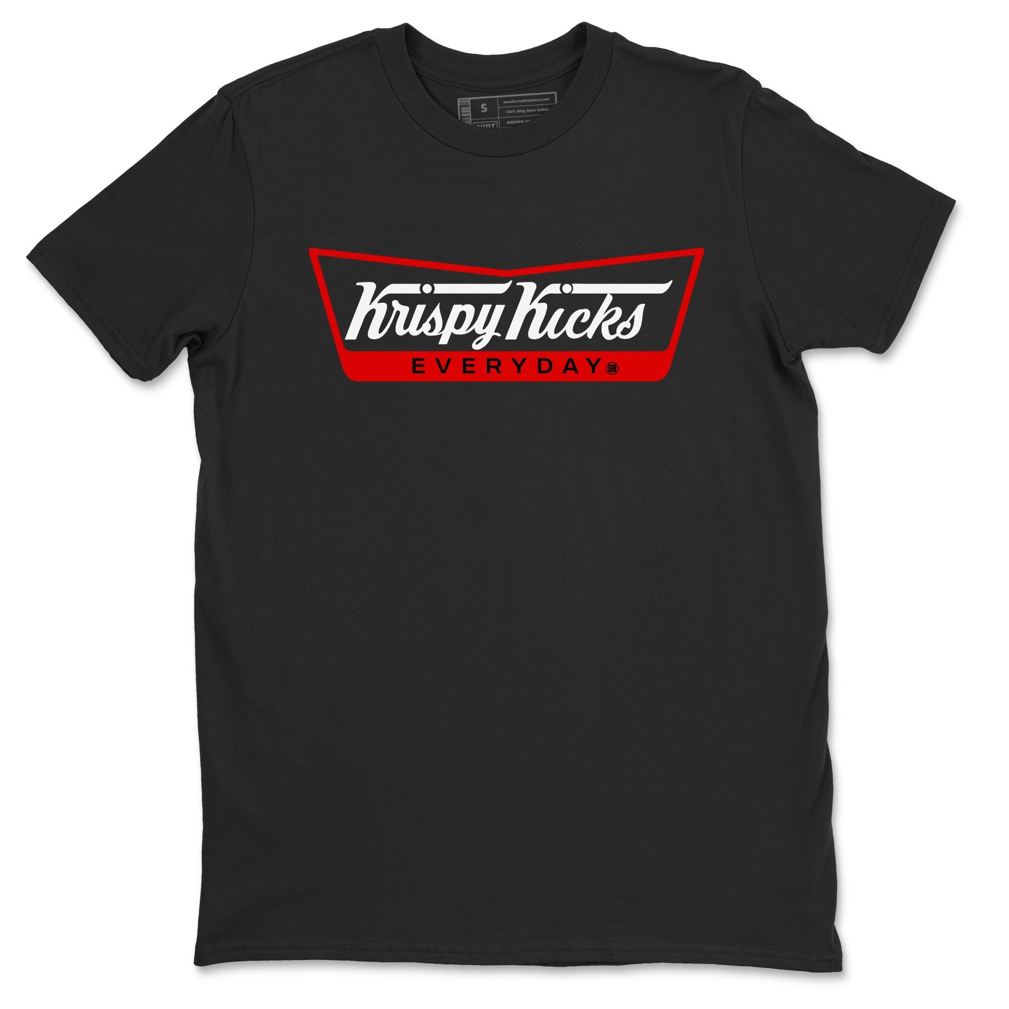 Krispy Kicks snkmatch Tees - Air Jordan 1 Black Toe Reimagined