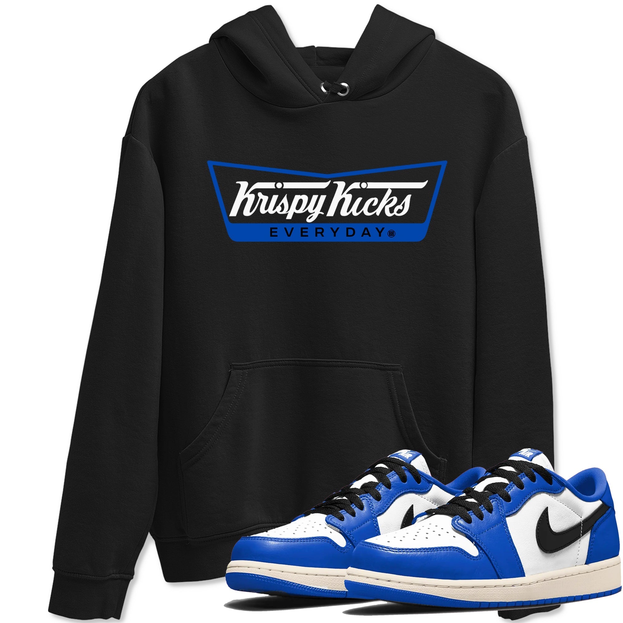 Krispy Kicks snkmatch Tees - Air Jordan 1 Game Royal