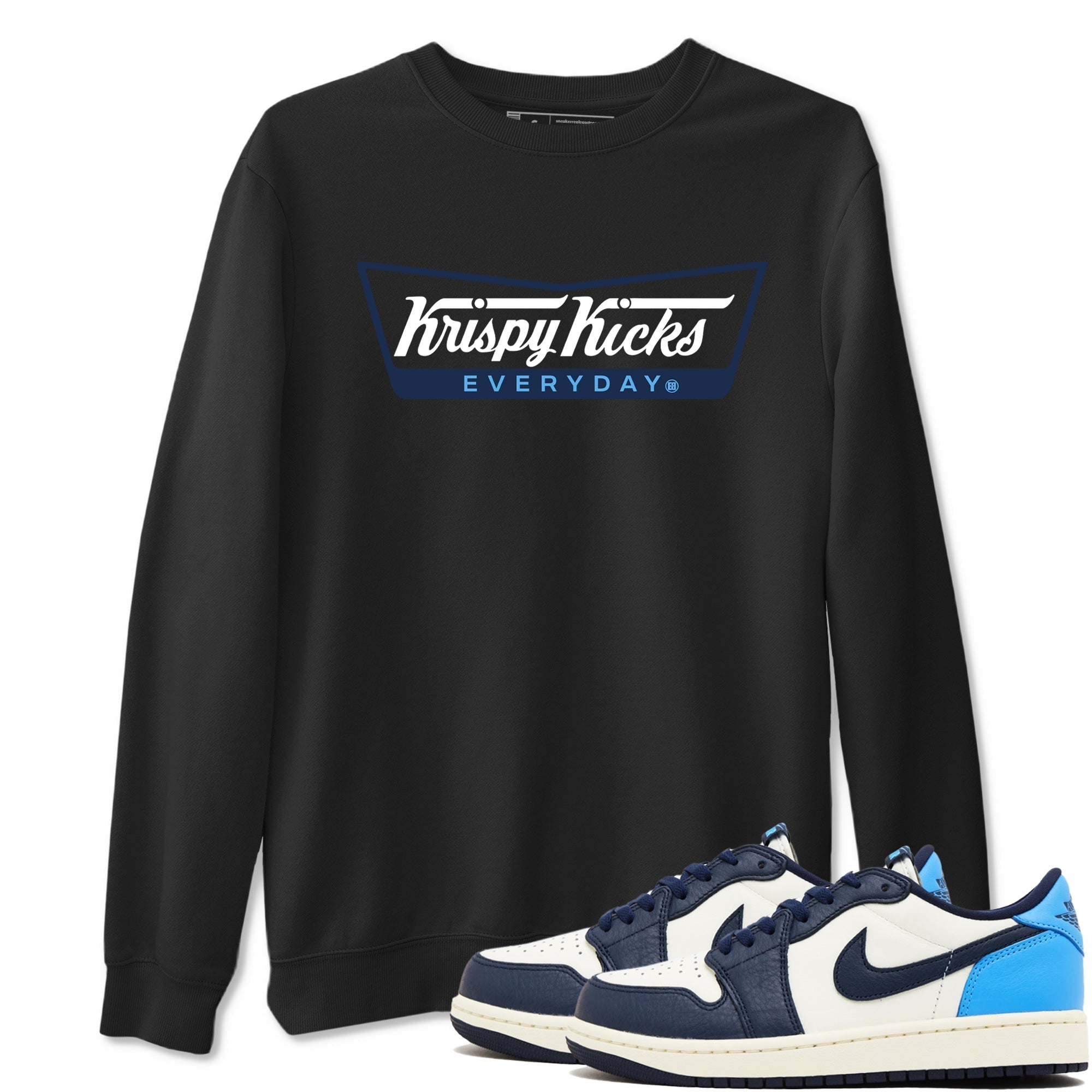 krispy Kicks snkmatch Tees - Air Jordan 1 Obsidian