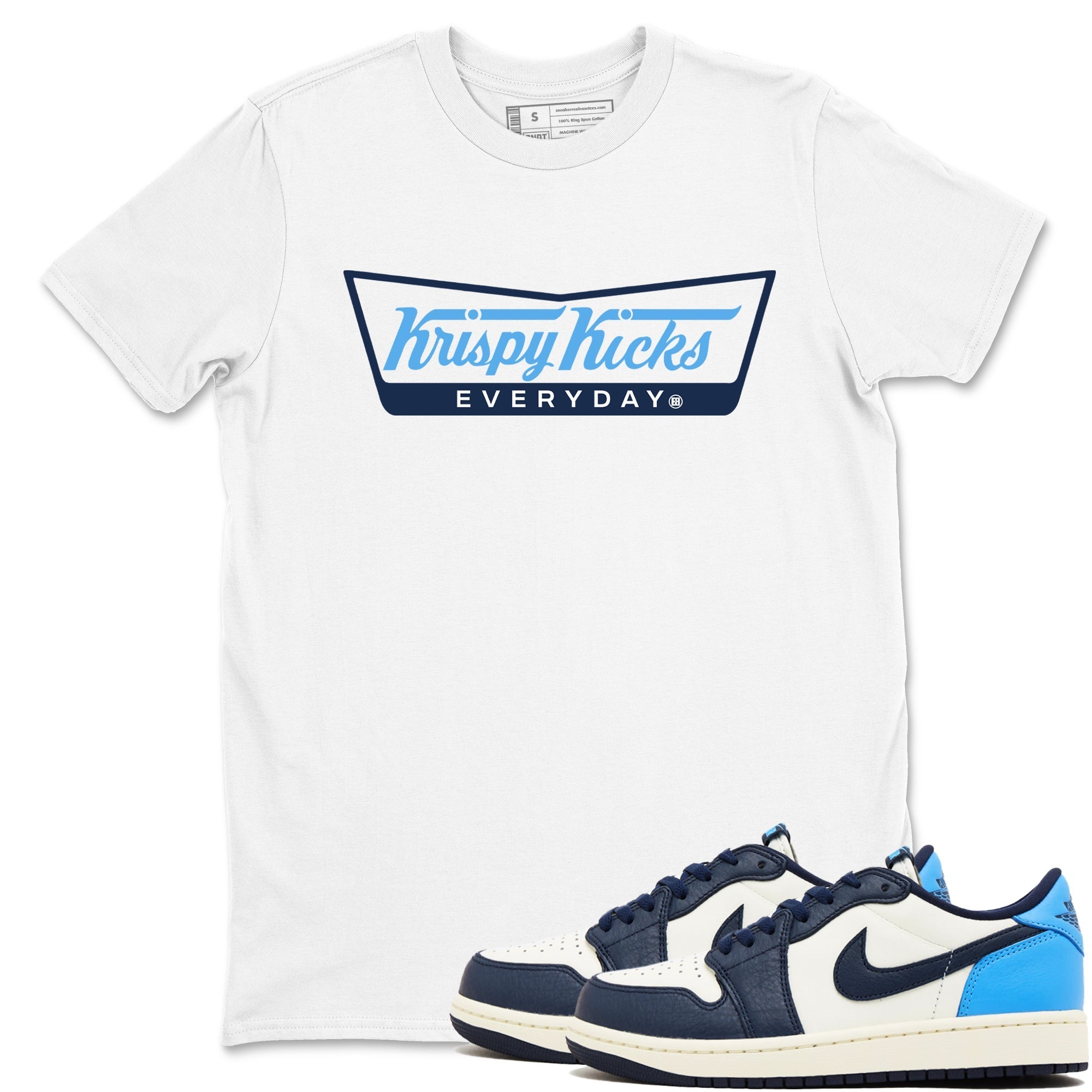 krispy Kicks snkmatch Tees - Air Jordan 1 Obsidian
