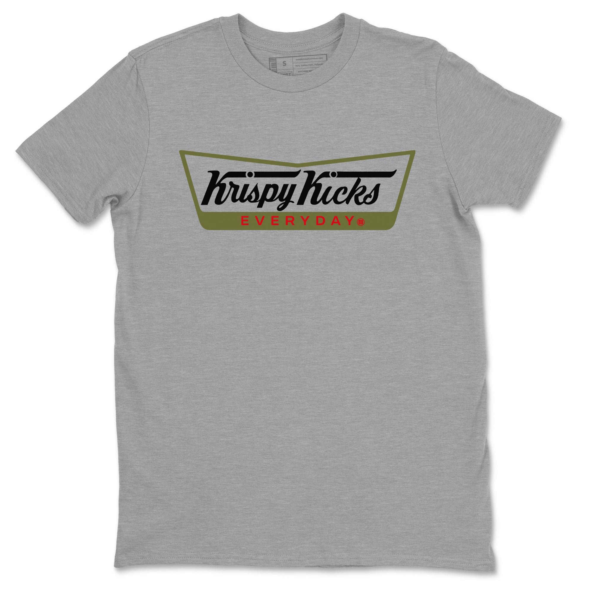 Krispy Kicks snkmatch Tees - Air Jordan 1 Travis Scott Medium Olive