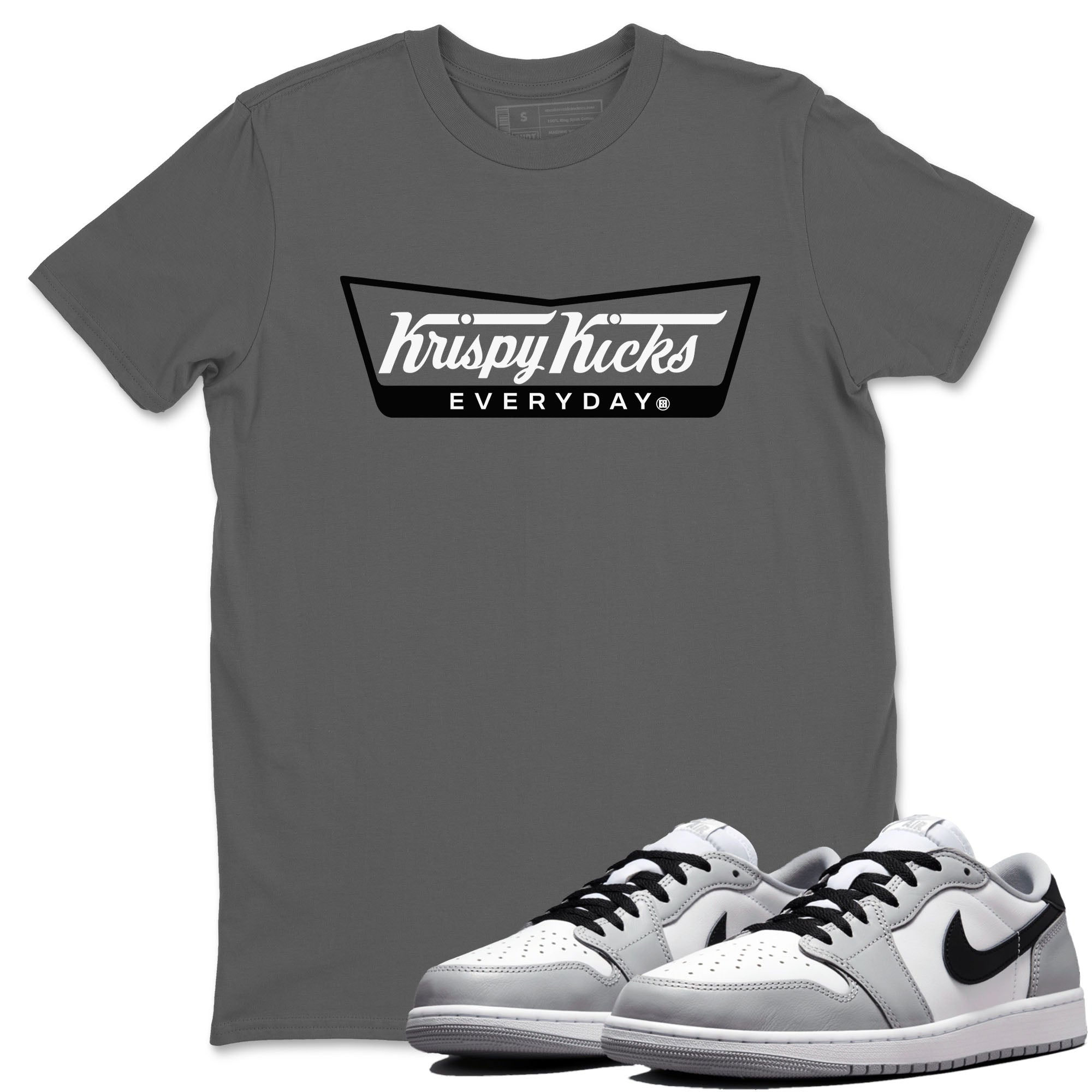 Krispy Kicks snkmatch Tees - Air Jordan 1 Wolf Grey