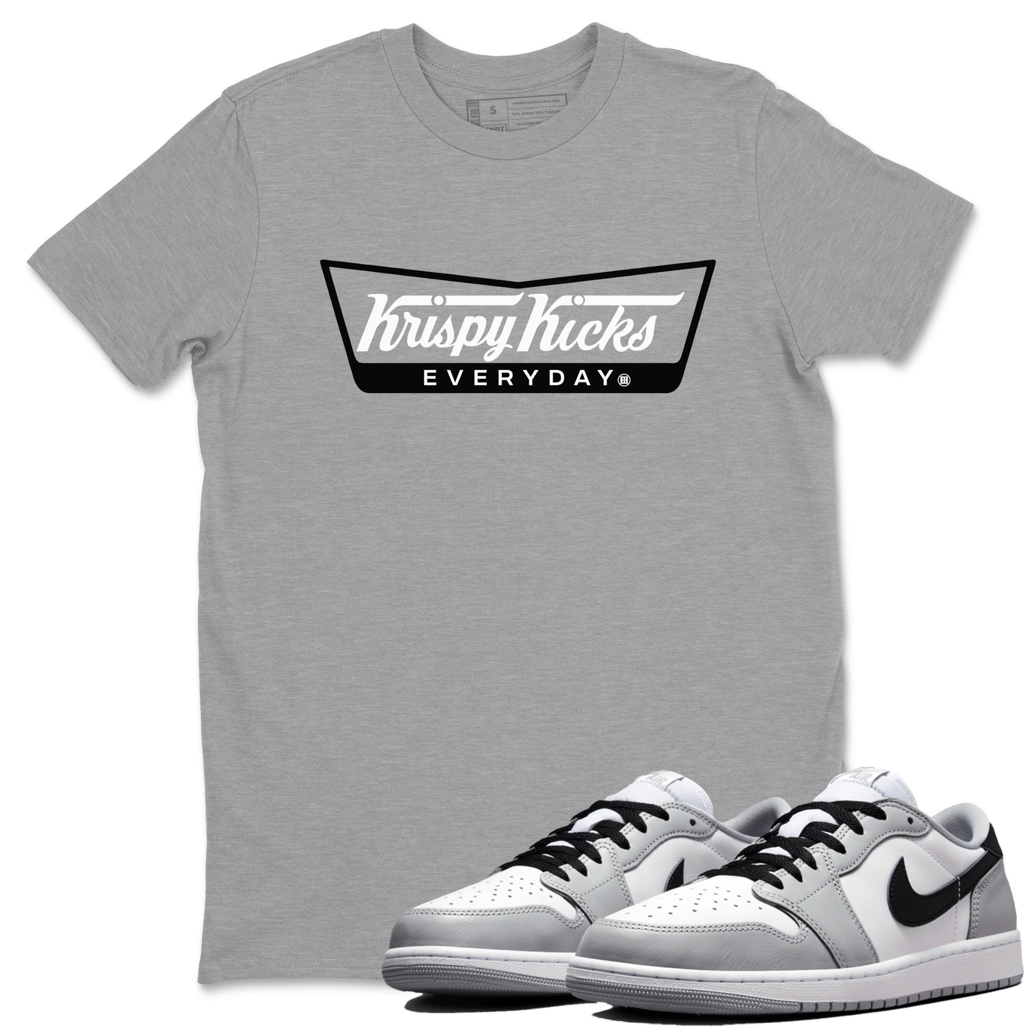Krispy Kicks snkmatch Tees - Air Jordan 1 Wolf Grey