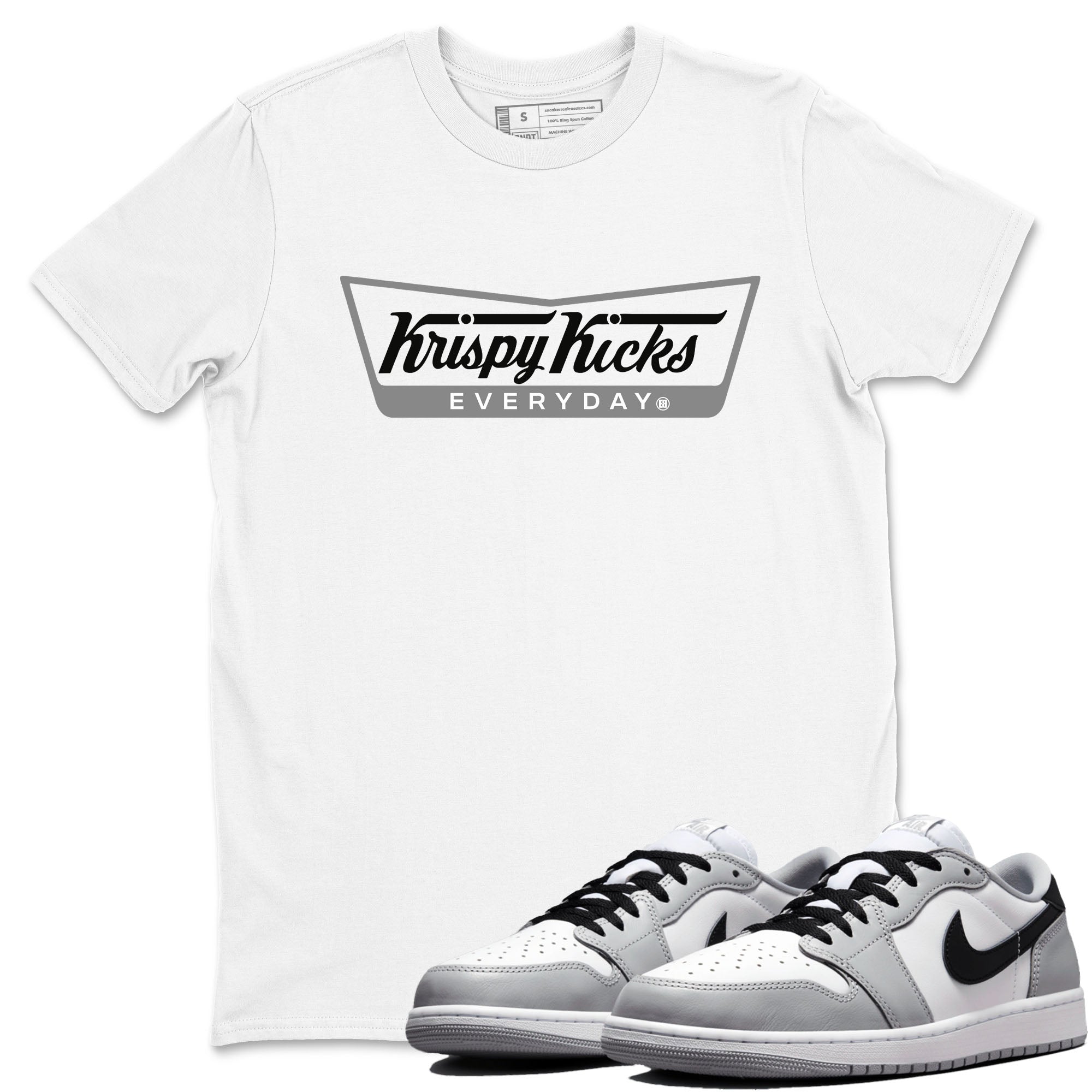 Krispy Kicks snkmatch Tees - Air Jordan 1 Wolf Grey