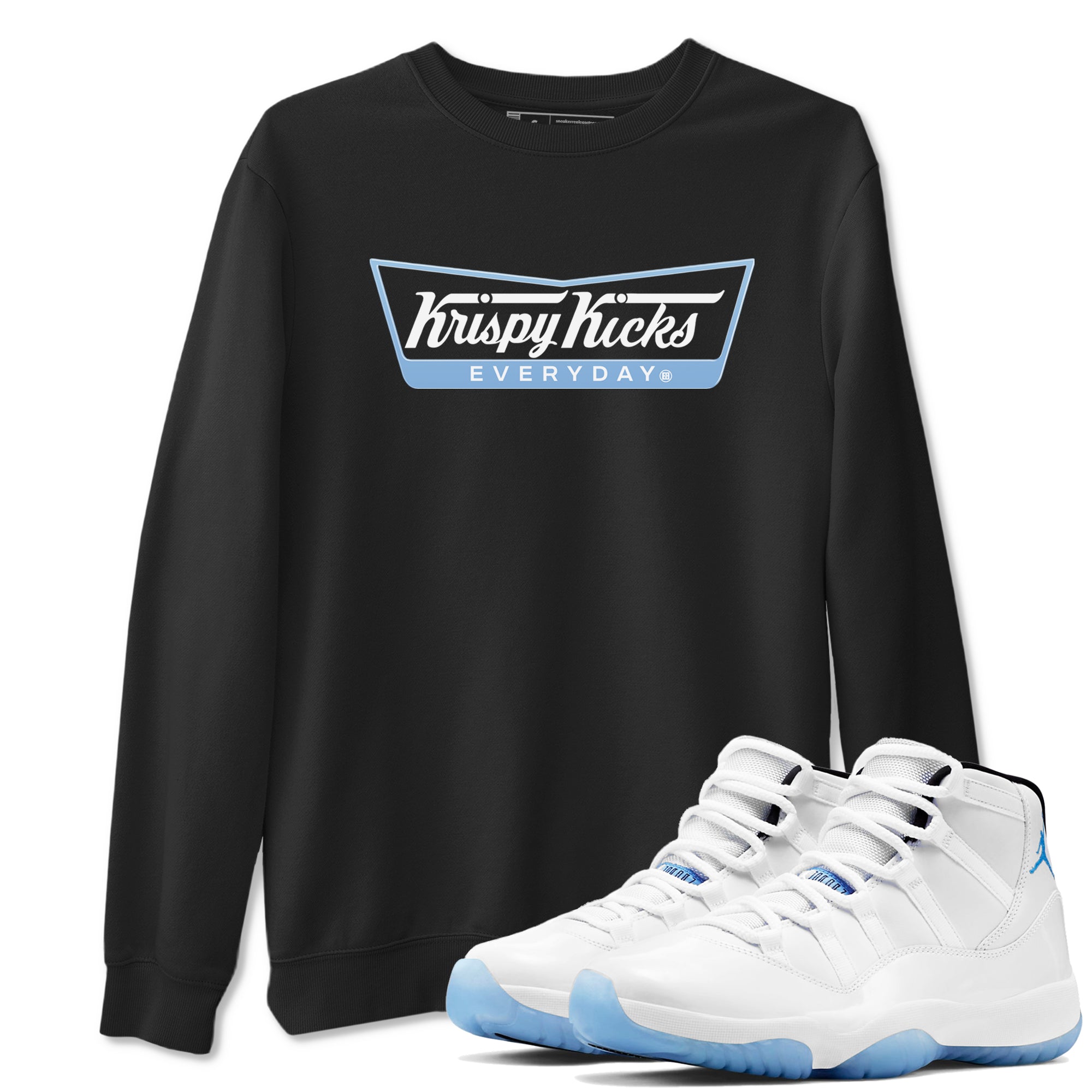 Krispy Kicks snkmatch Tees - Air Jordan 11 Legend Blue