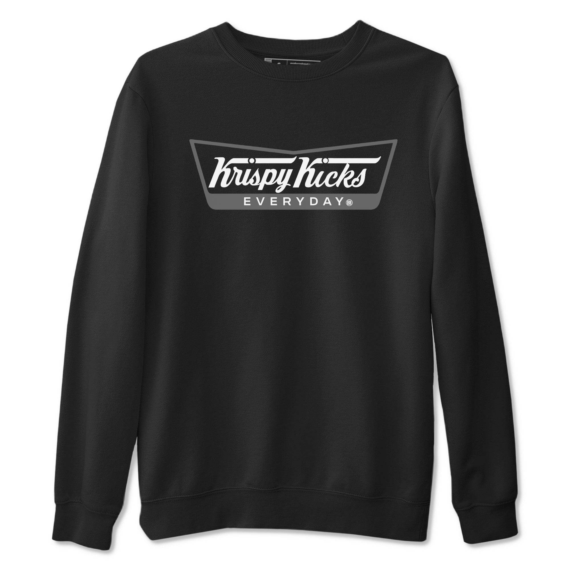 Krispy Kicks snkmatch Tees - Air Jordan 12 Black Wolf Grey