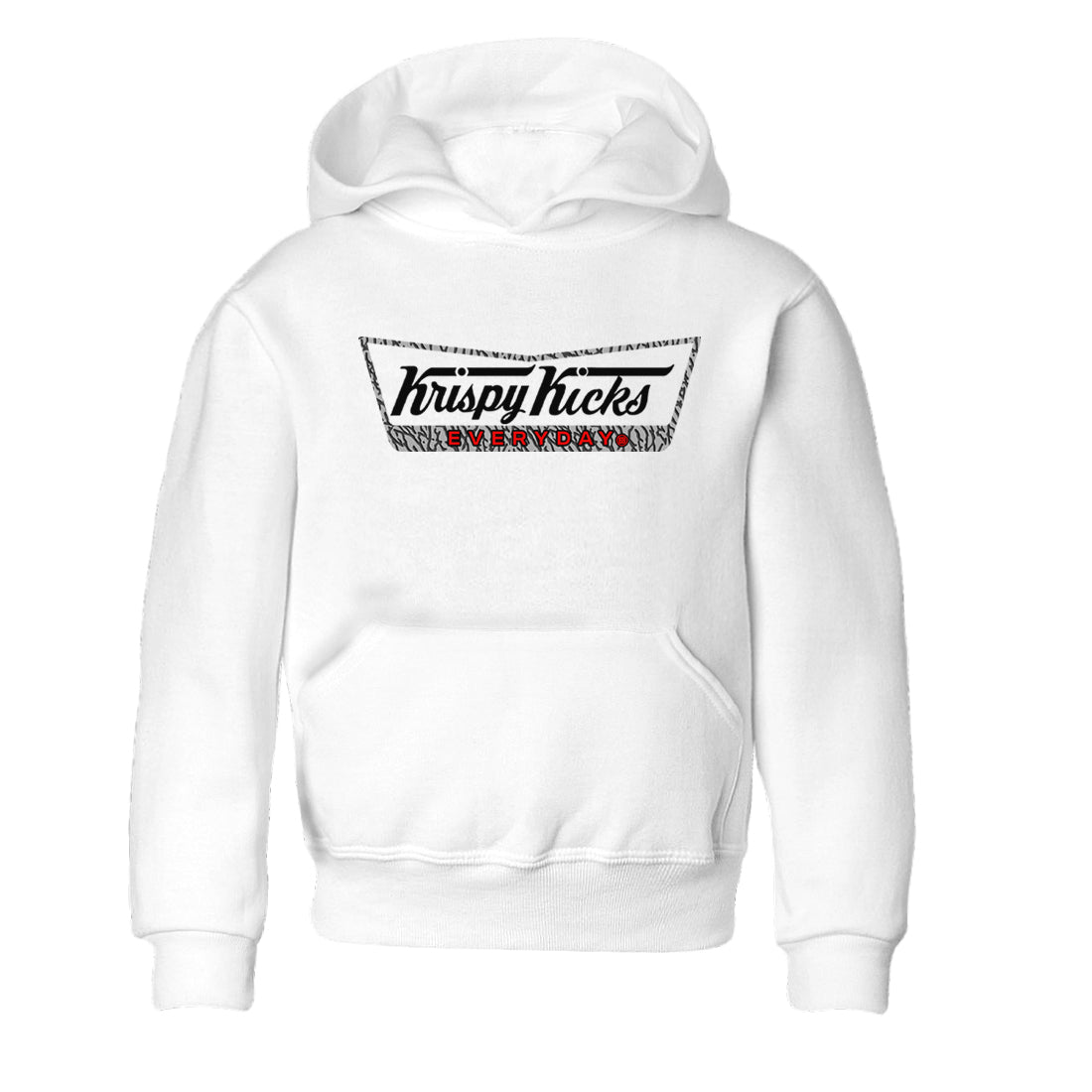 Krispy Kicks snkmatch Tees Kids - Air Jordan 3 Black Cement