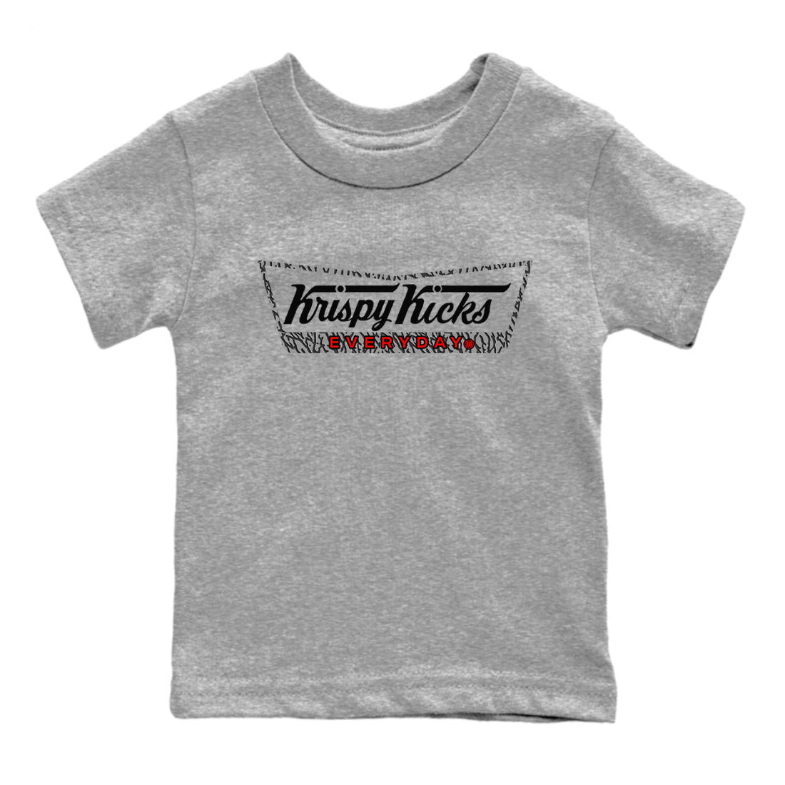 Krispy Kicks snkmatch Tees Kids - Air Jordan 3 Black Cement