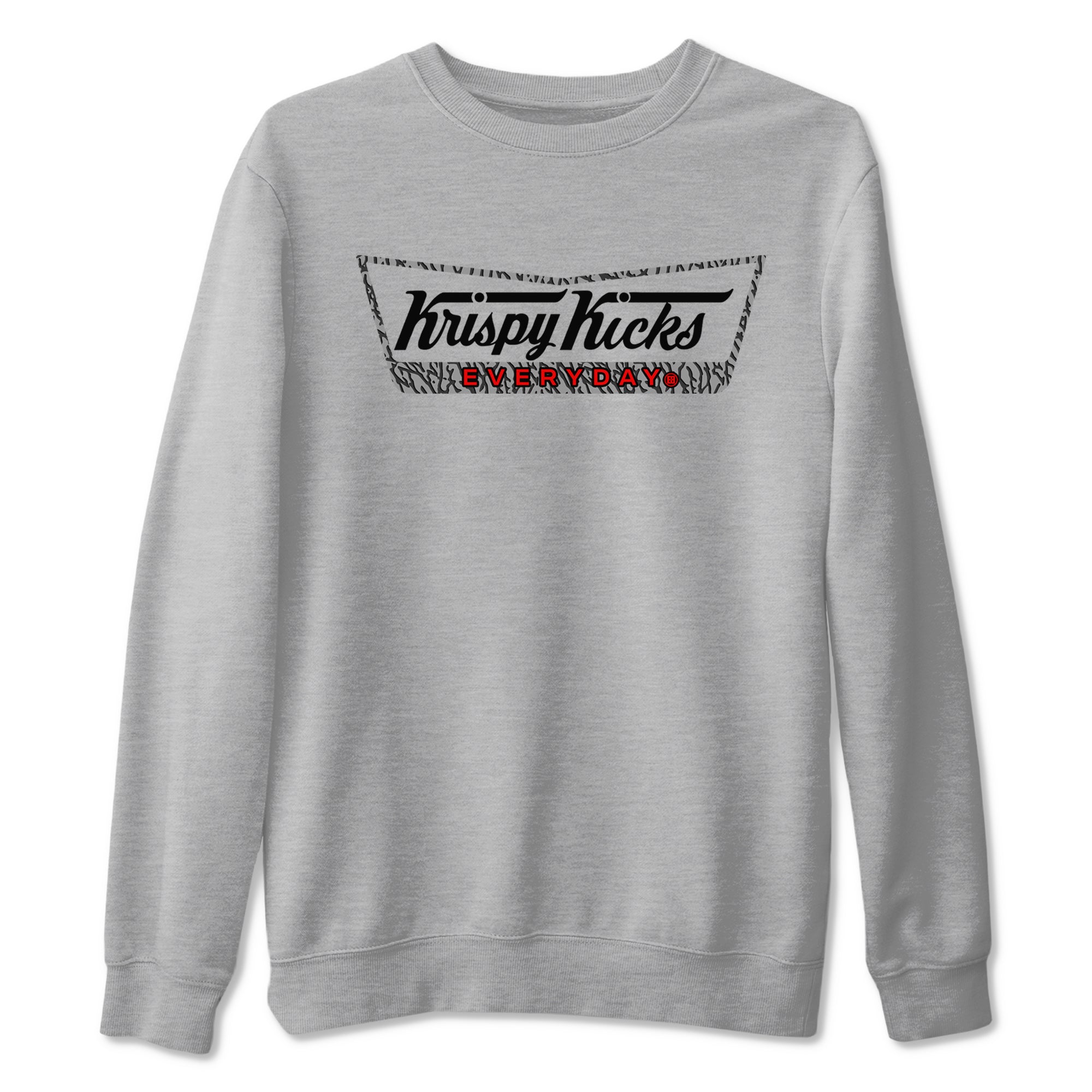 Krispy Kicks snkmatch Tees - Air Jordan 3 Black Cement