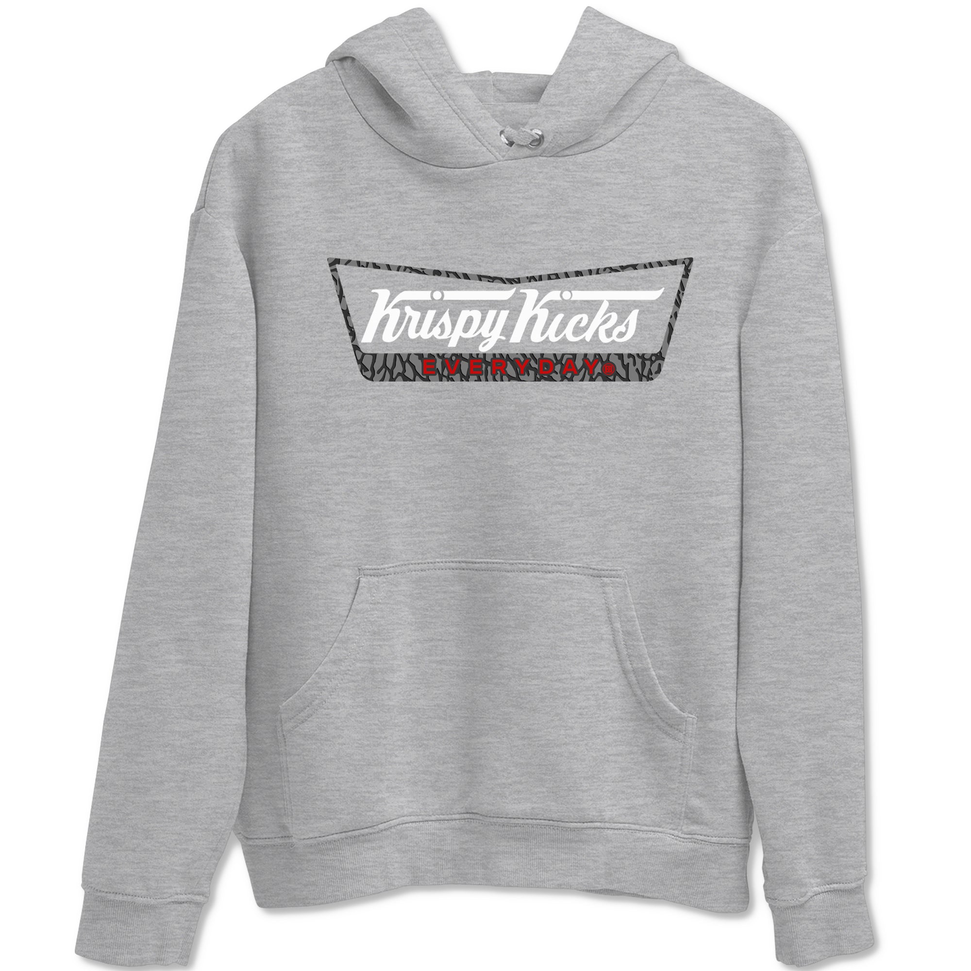 Krispy Kicks snkmatch Tees - Air Jordan 3 Cement Grey