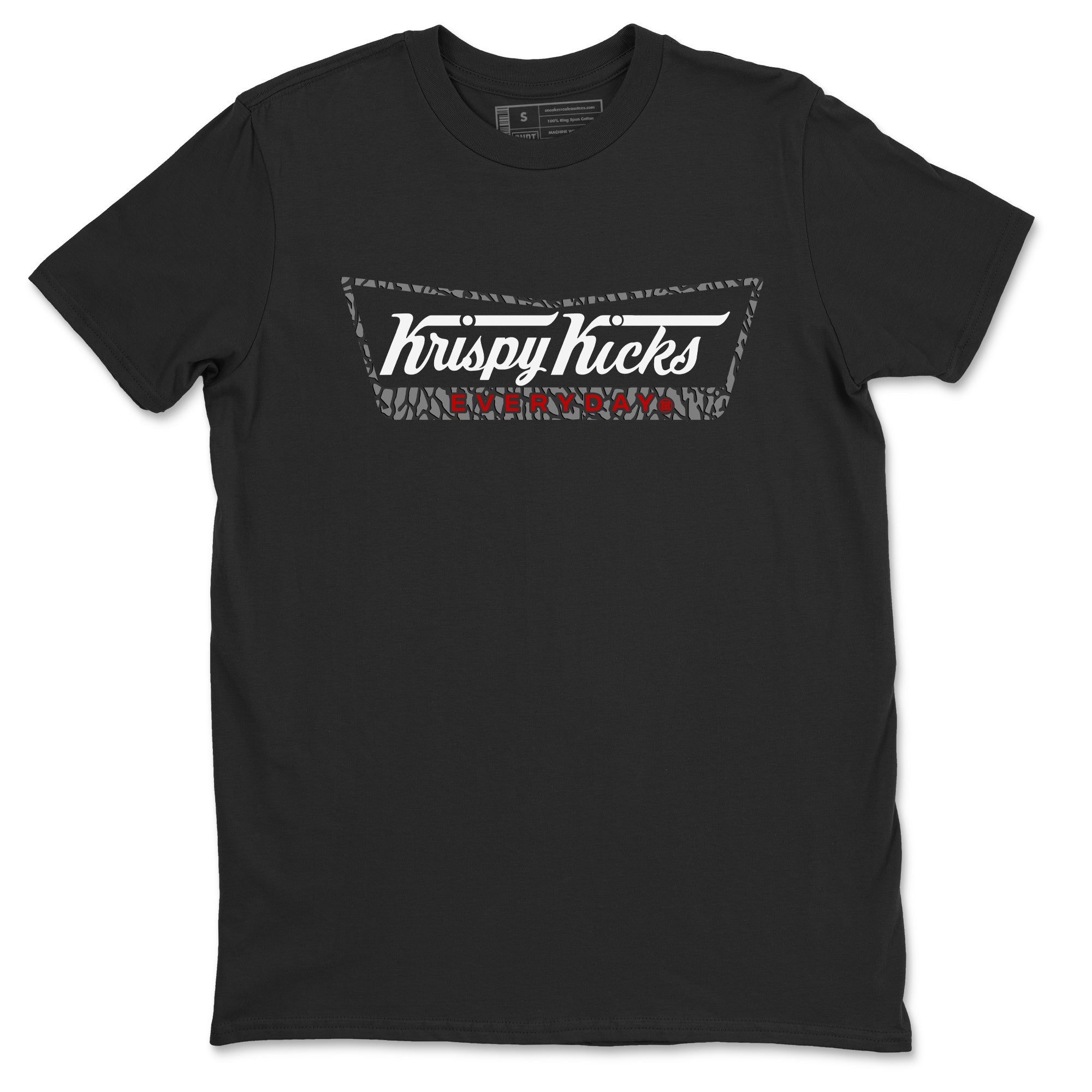 Krispy Kicks snkmatch Tees - Air Jordan 3 Cement Grey