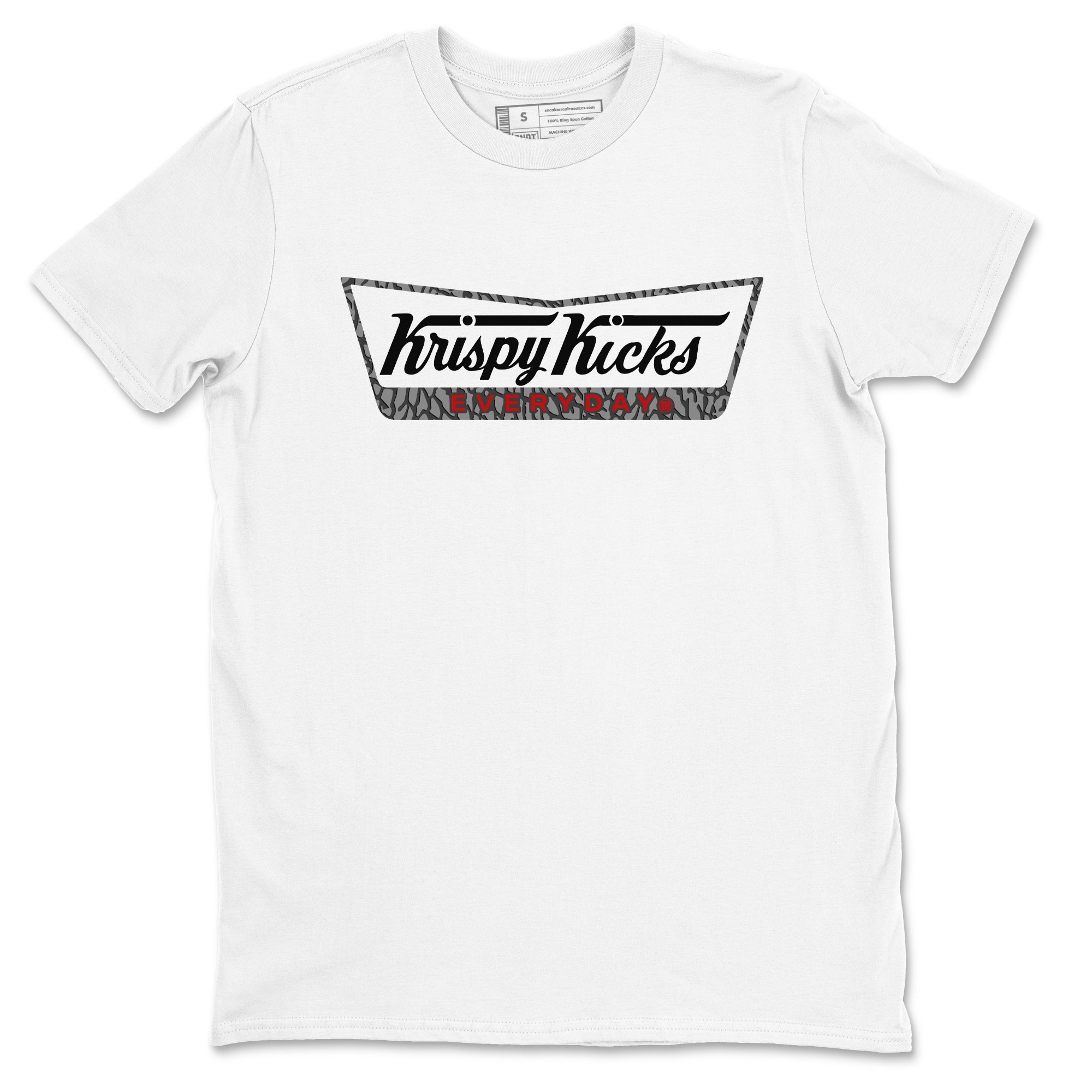 Krispy Kicks snkmatch Tees - Air Jordan 3 Cement Grey