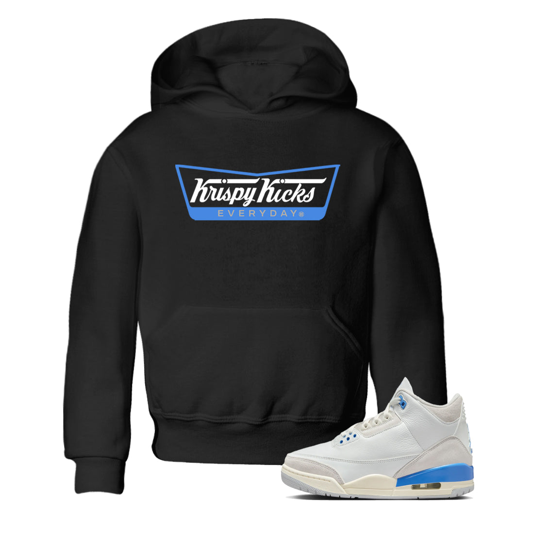 Krispy Kicks snkmatch Tees Kids - Air Jordan 3 Lucky Shorts