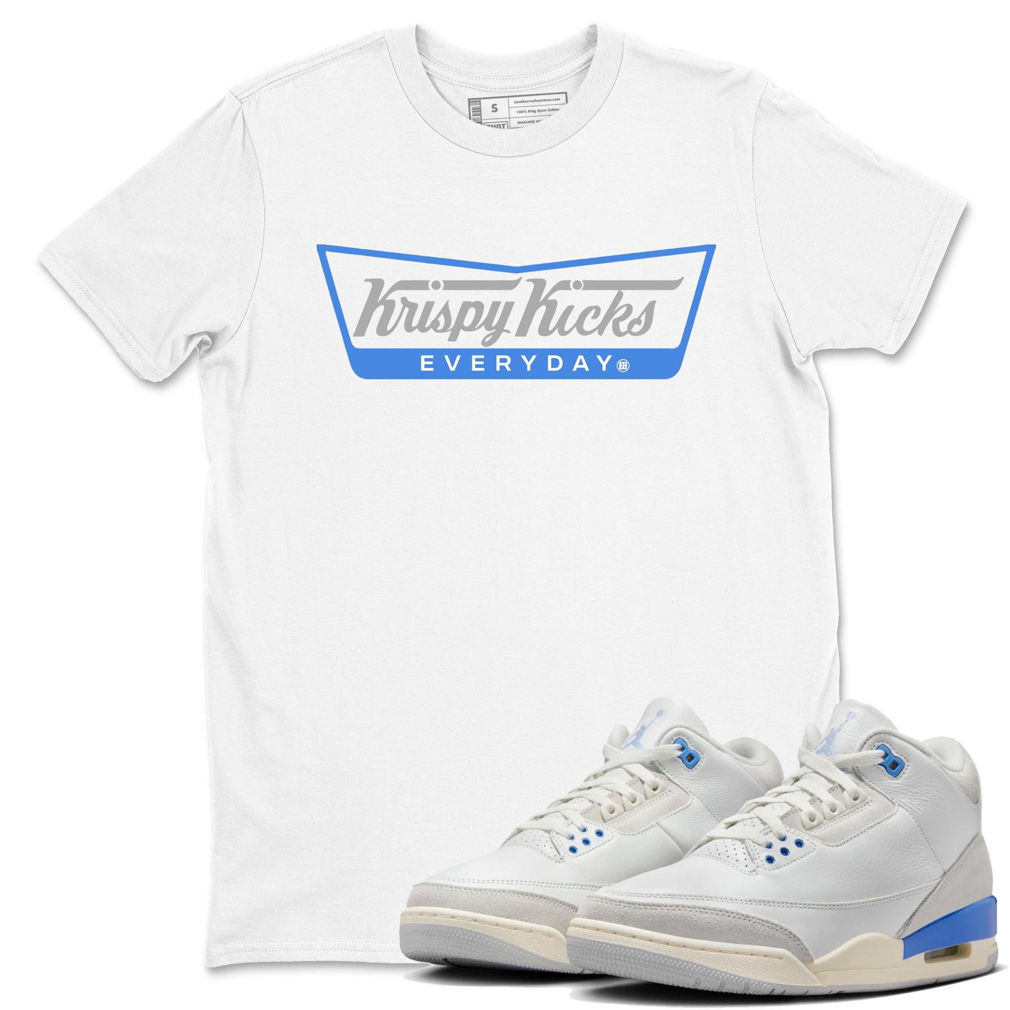 Krispy Kicks snkmatch Tees - Air Jordan 3 Lucky Shorts