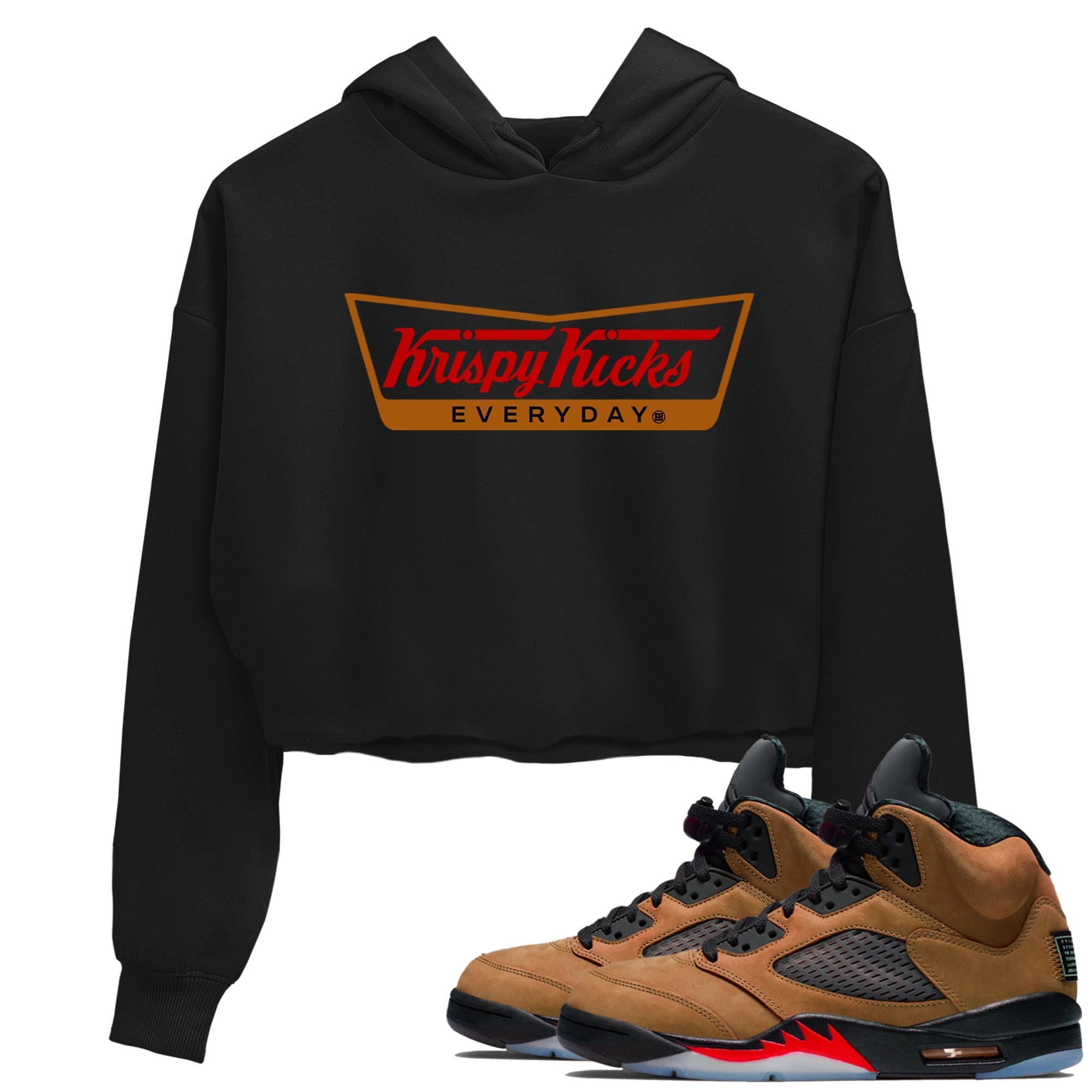 Krispy Kicks snkmatch Women's Top - Air Jordan 5 Archaeo Brown
