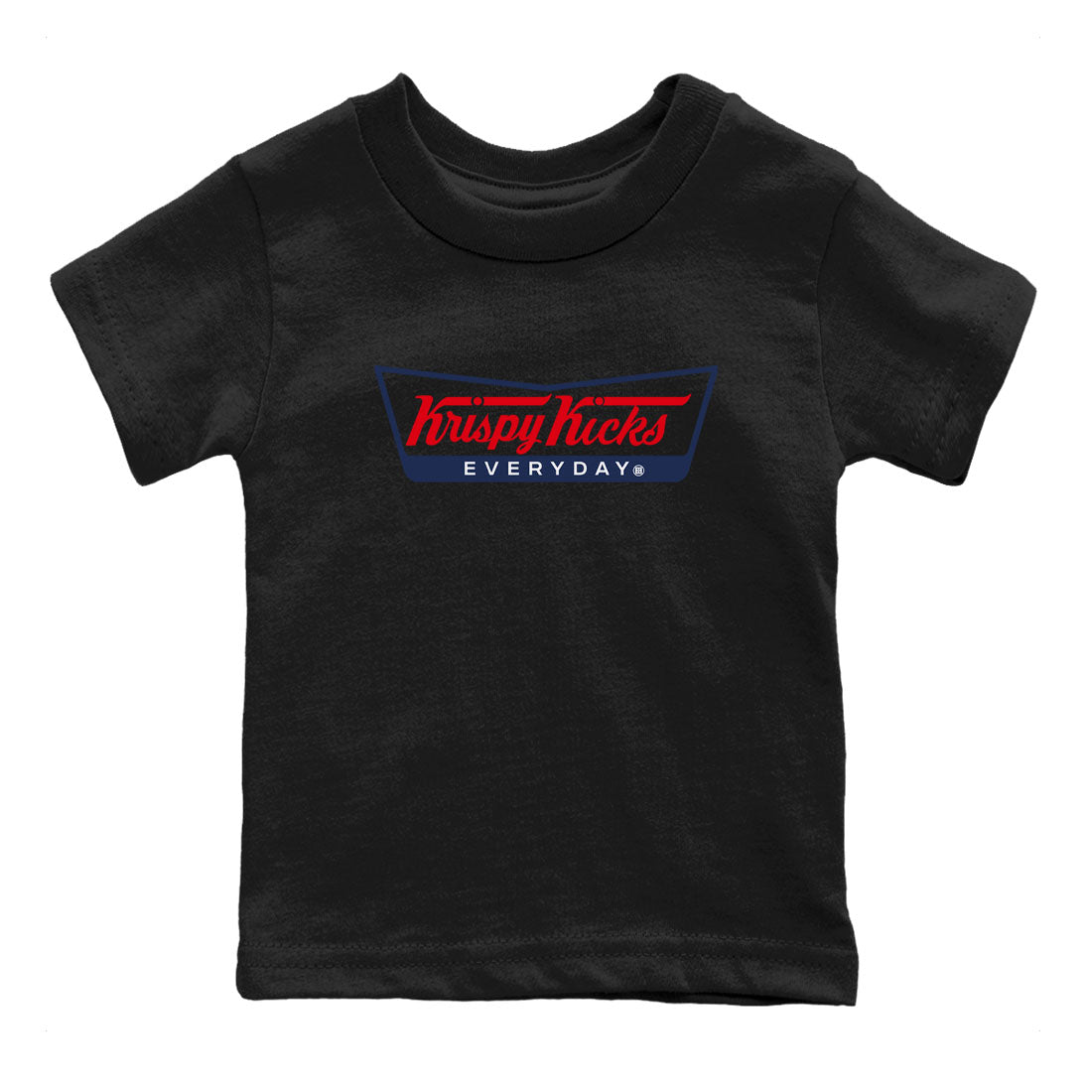 Krispy Kicks snkmatch Tees Kids - Air Jordan 6 White And Midnight Navy