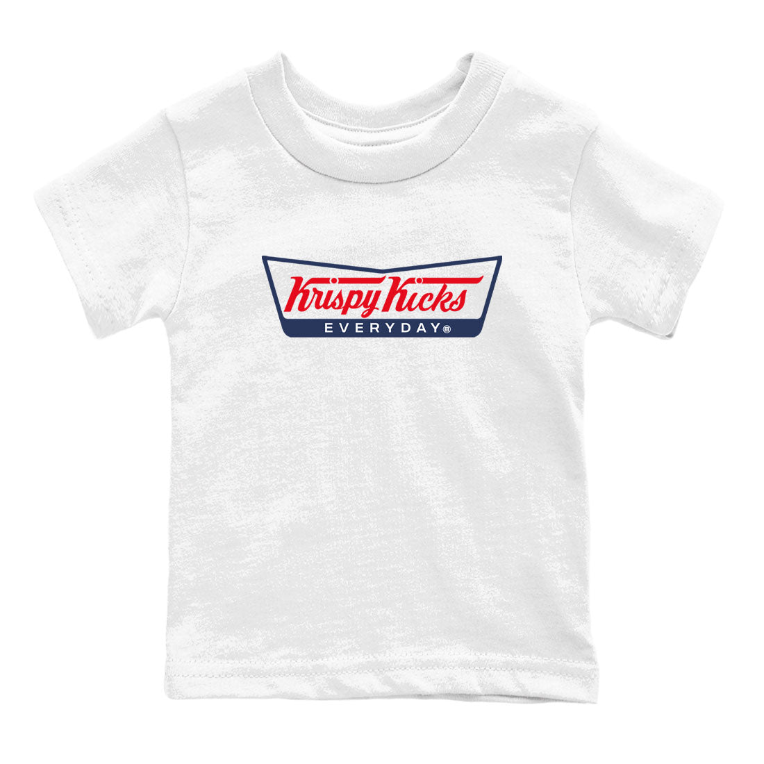 Krispy Kicks snkmatch Tees Kids - Air Jordan 6 White And Midnight Navy