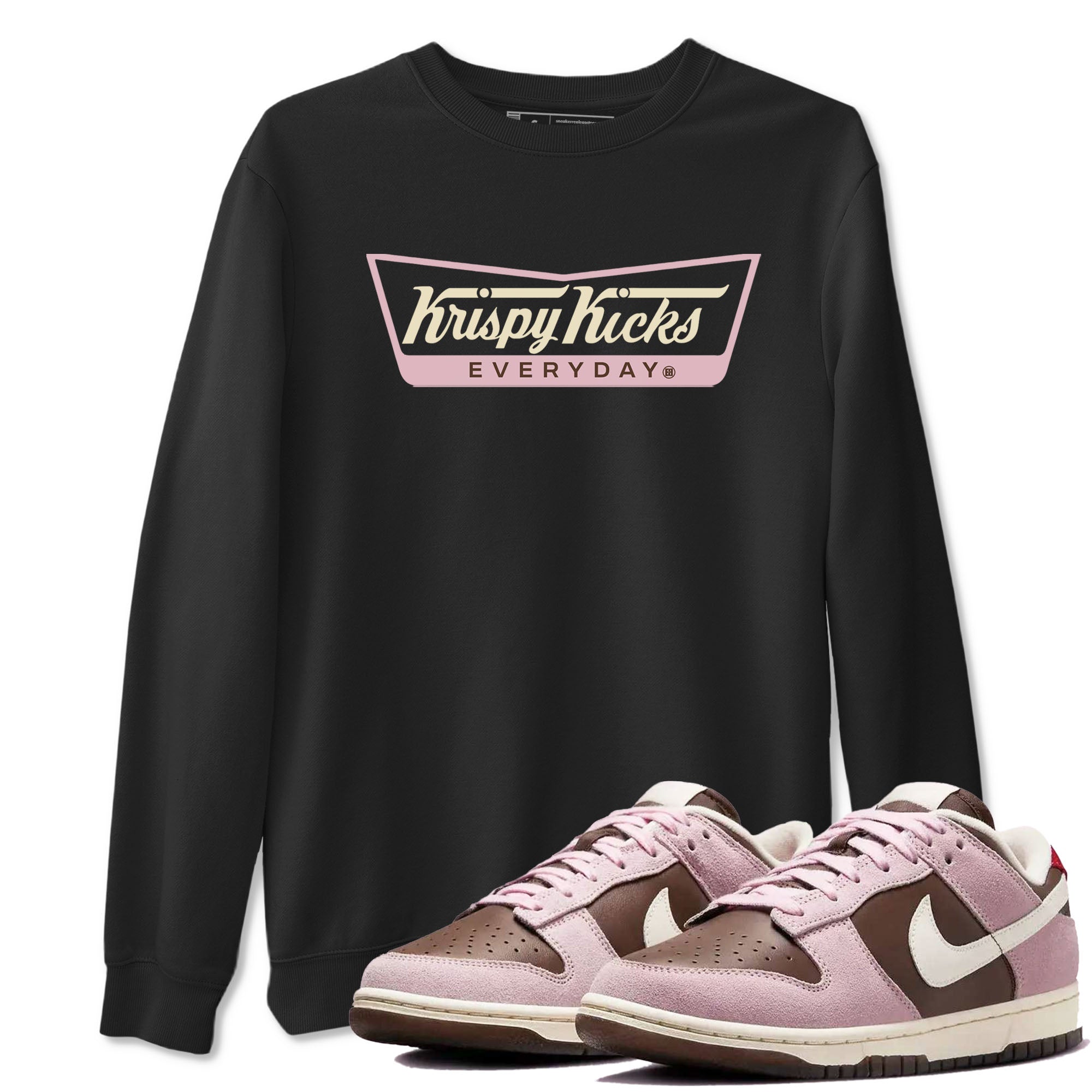 Krispy Kicks snkmatch Tees - Dunk Cacao Wow And Pink Foam