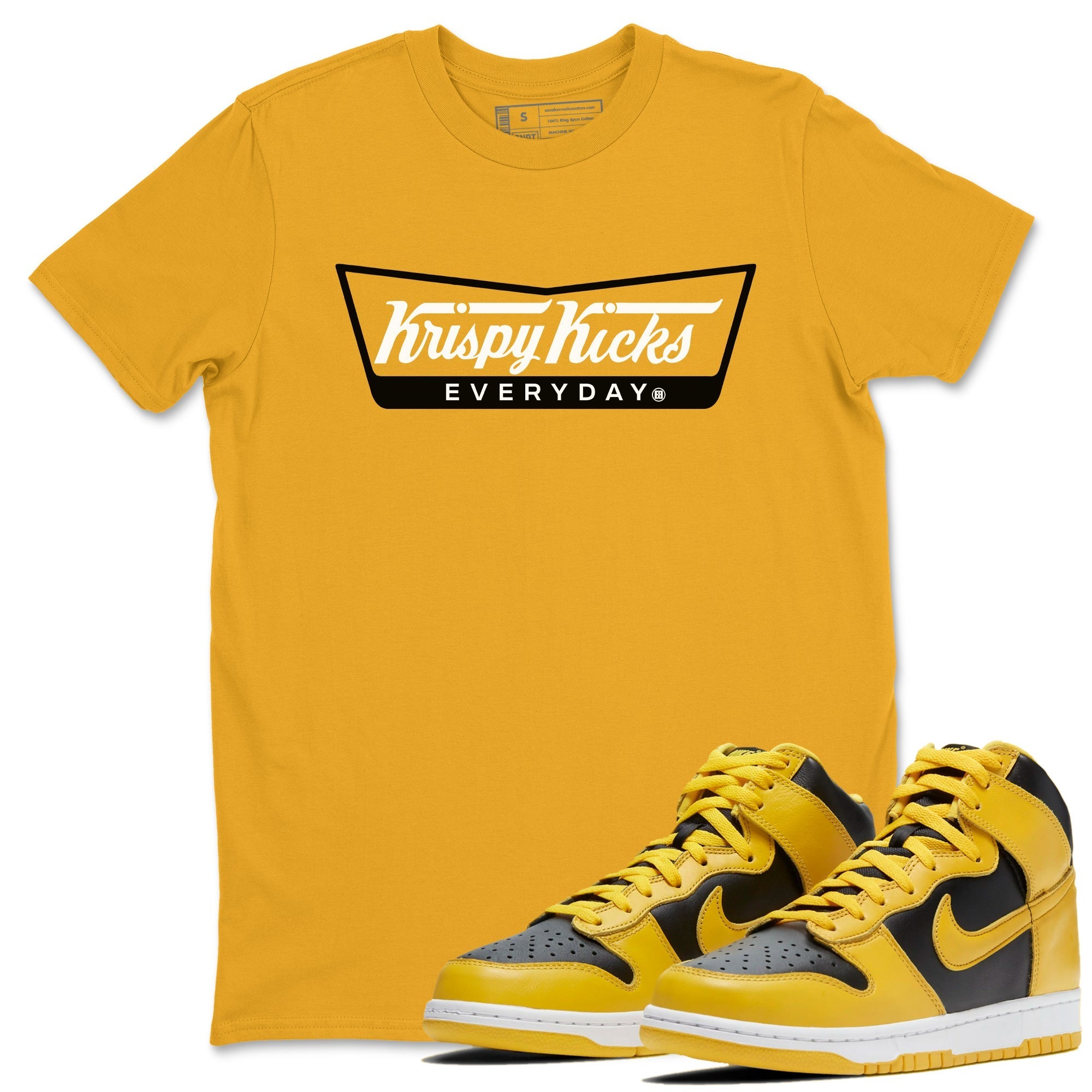 Krispy Kicks snkmatch Tees - Dunk High Pollen